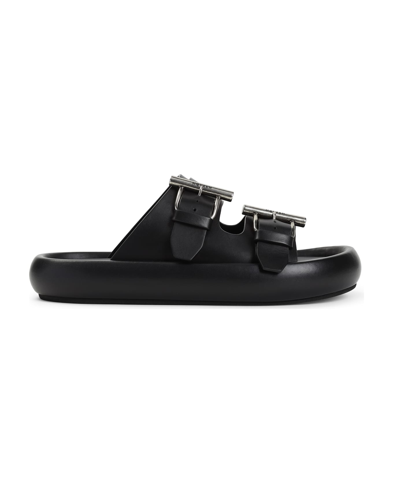 Alexander McQueen Sandal - Silver Black