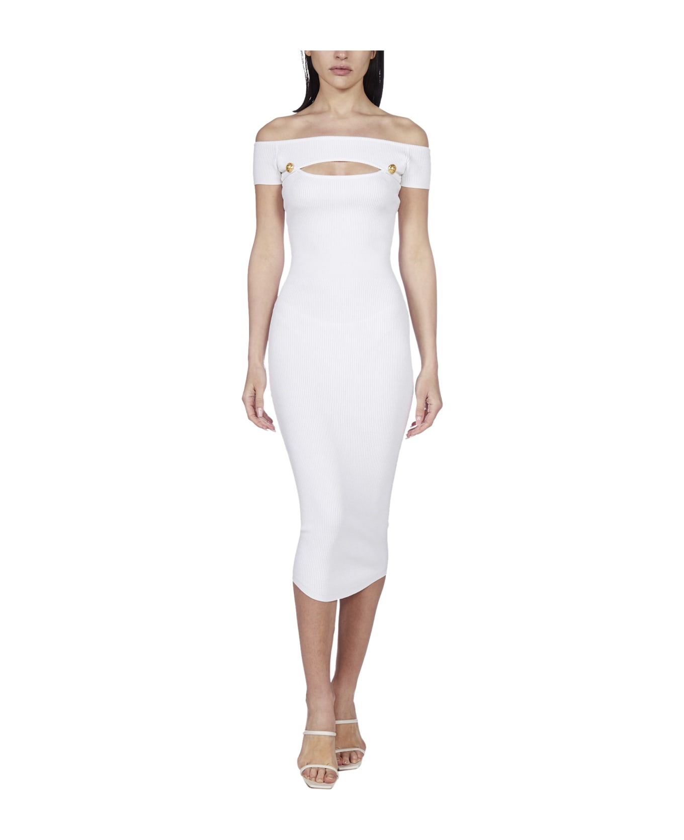 Balmain Dress - Blanc