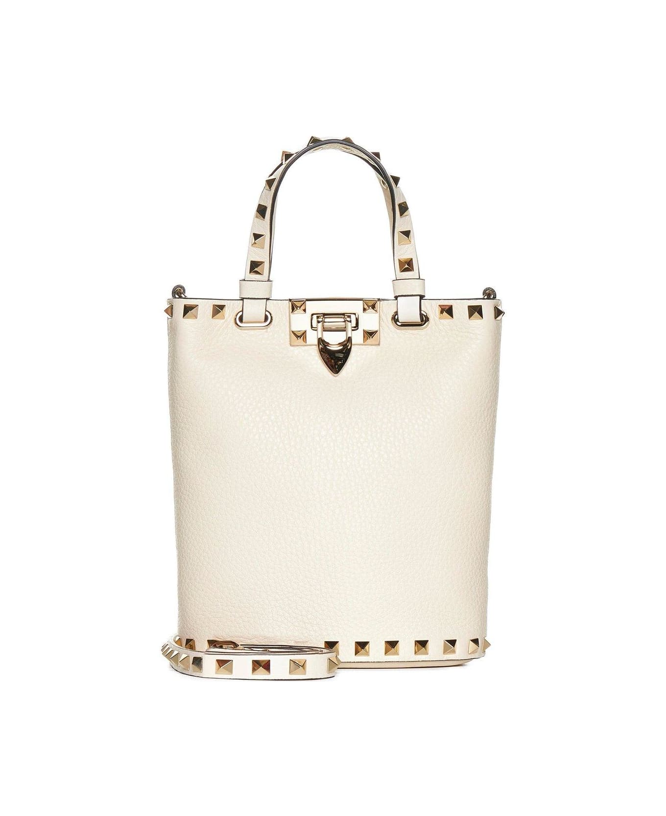 Valentino Garavani Garavani Stud-embellished Hook Closure Tote Bag