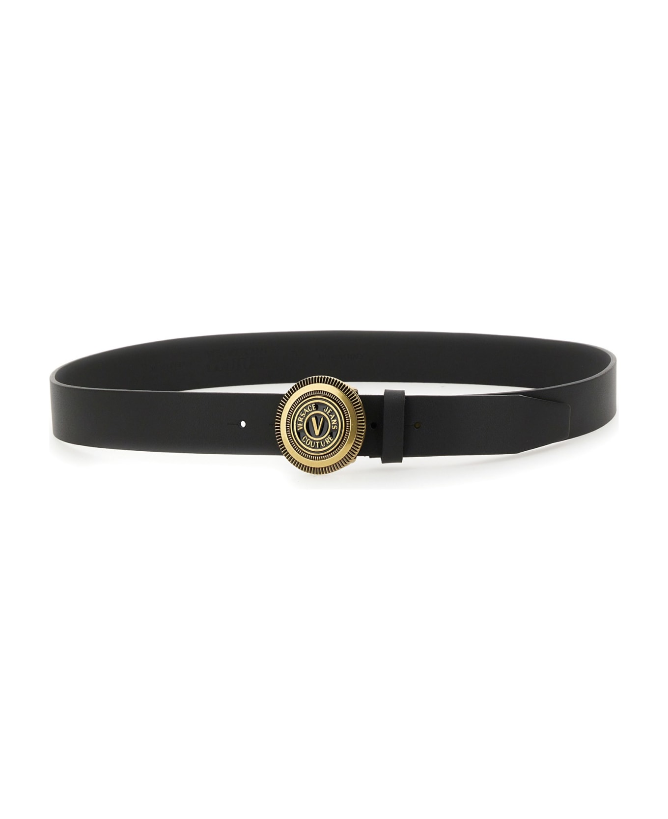 Versace Jeans Couture Leather Belt - ORO