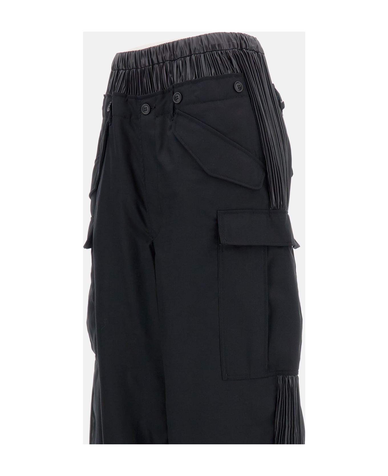 Junya Watanabe Cargo Baggy Trousers - Black