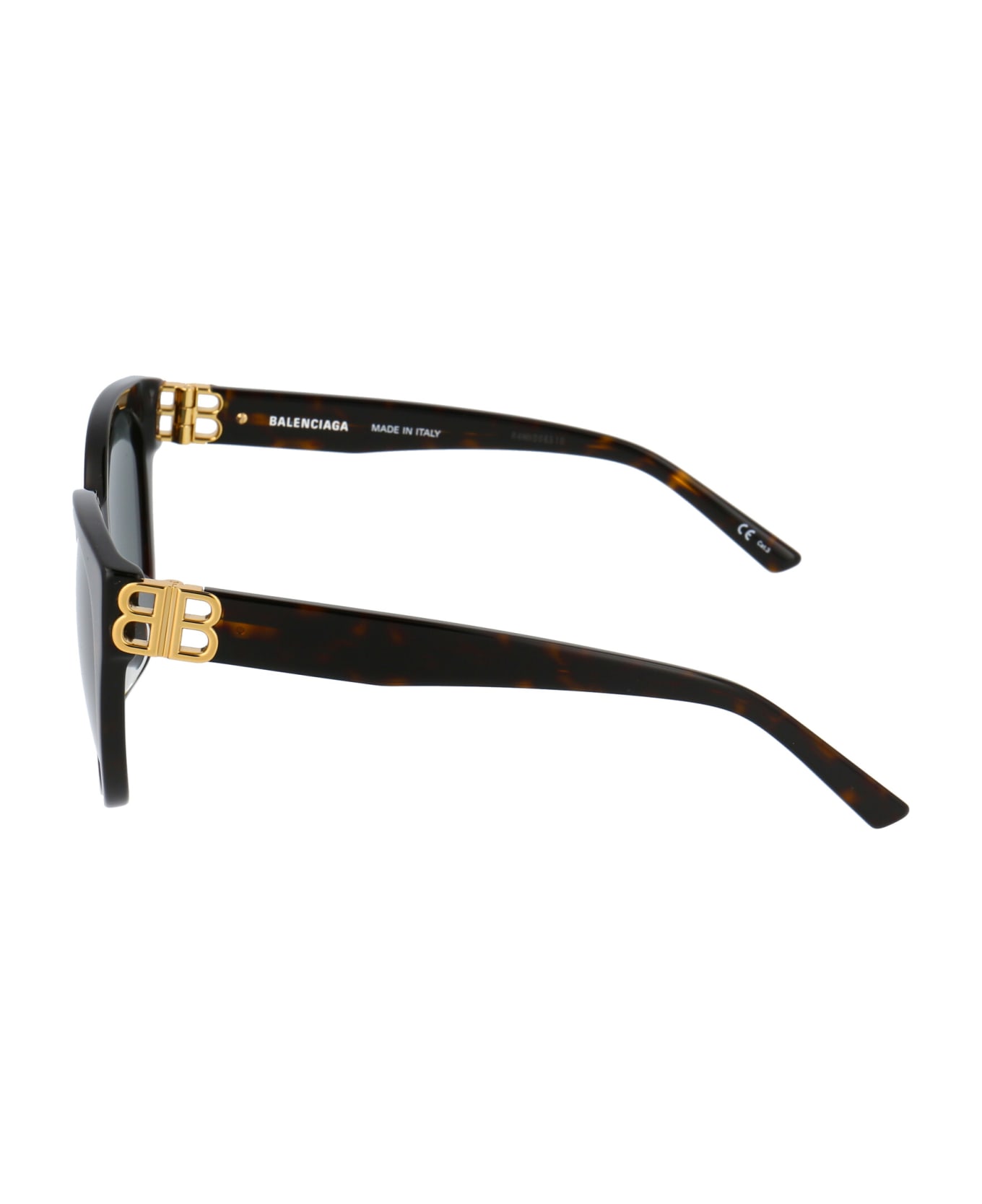 Balenciaga Eyewear Bb0103sa Sunglasses - 002 HAVANA GOLD GREEN