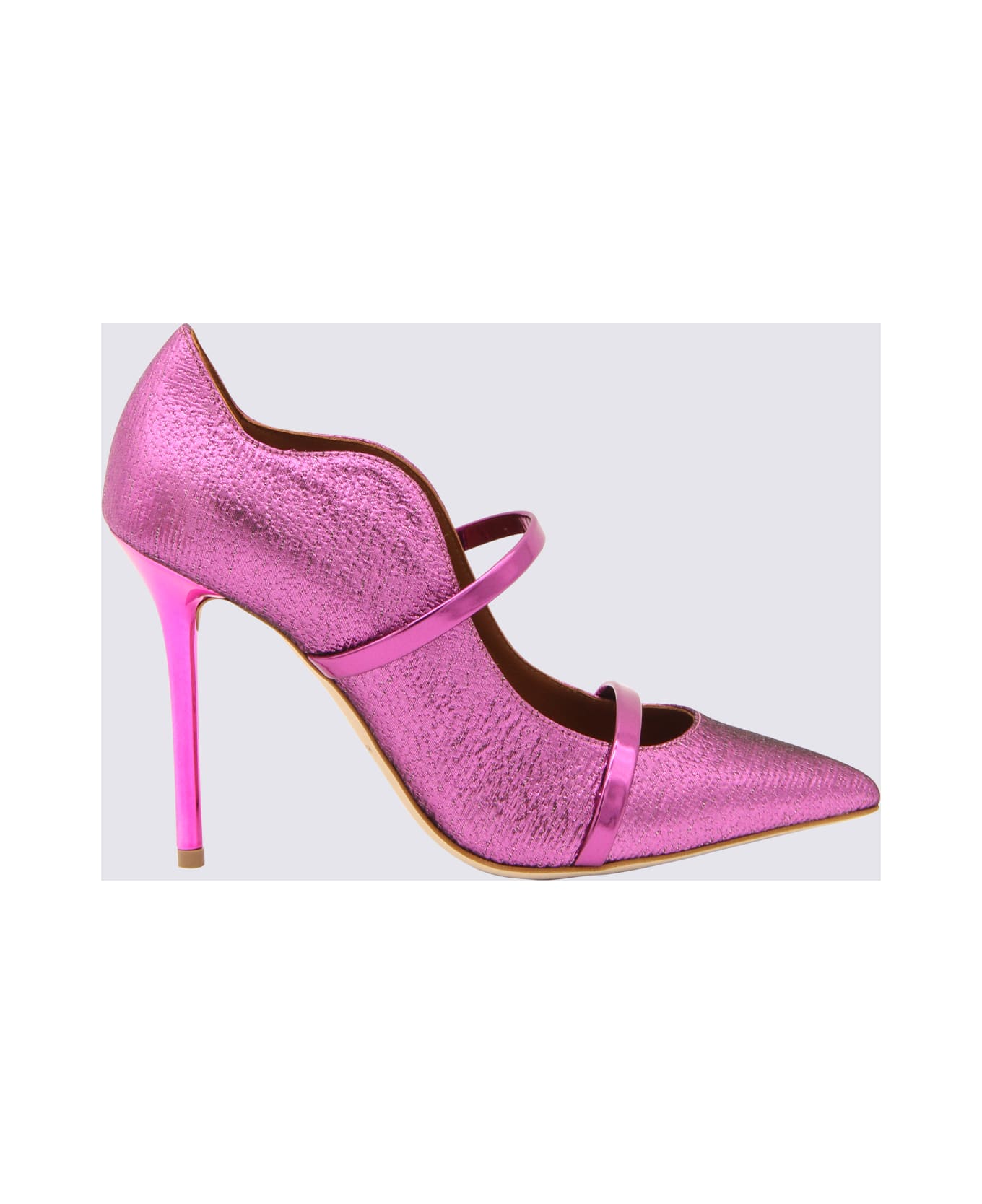 Malone Souliers Violet Leather Maureen Pumps