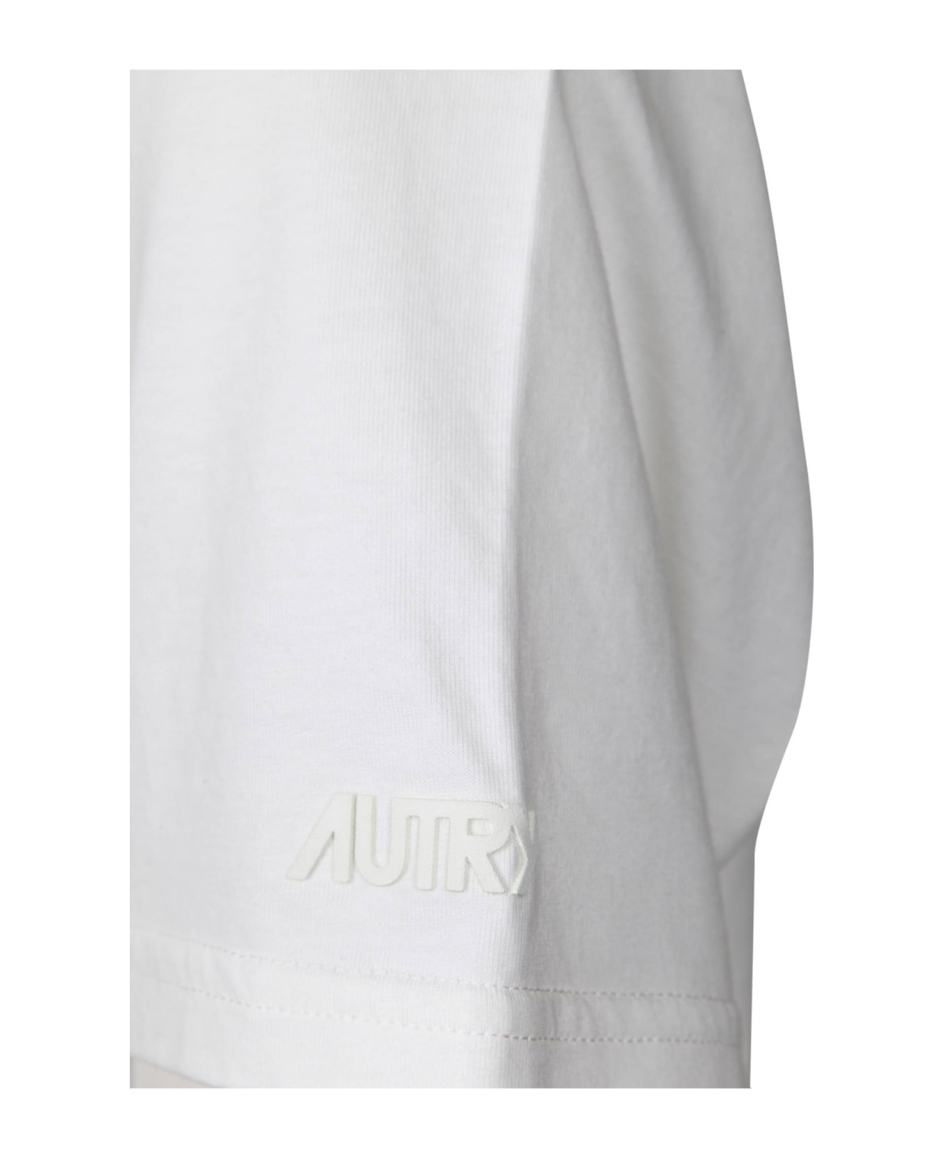 Autry Main Wom T-shirt In White Cotton - White
