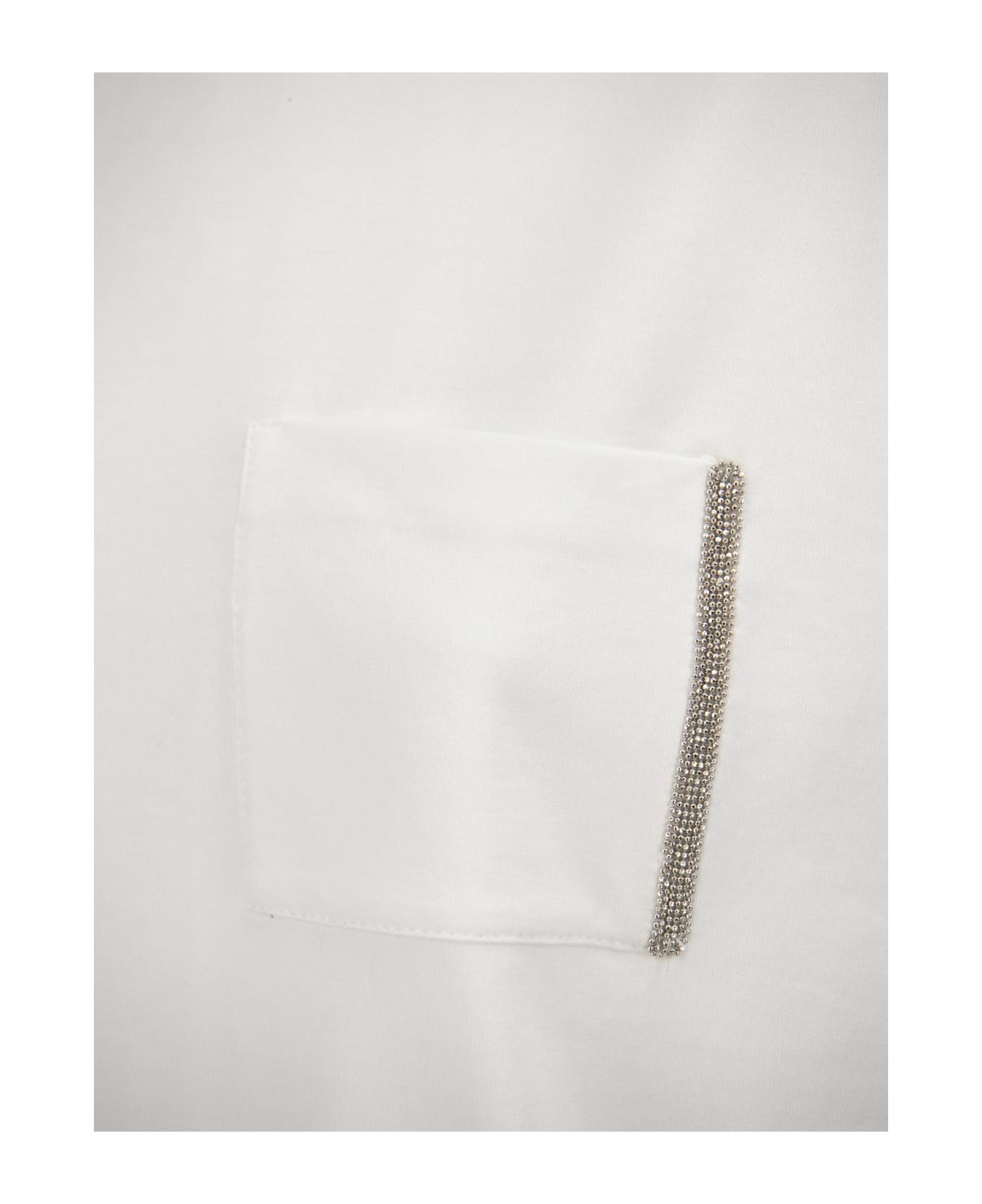 Fabiana Filippi Cotton Jersey T-shirt - White