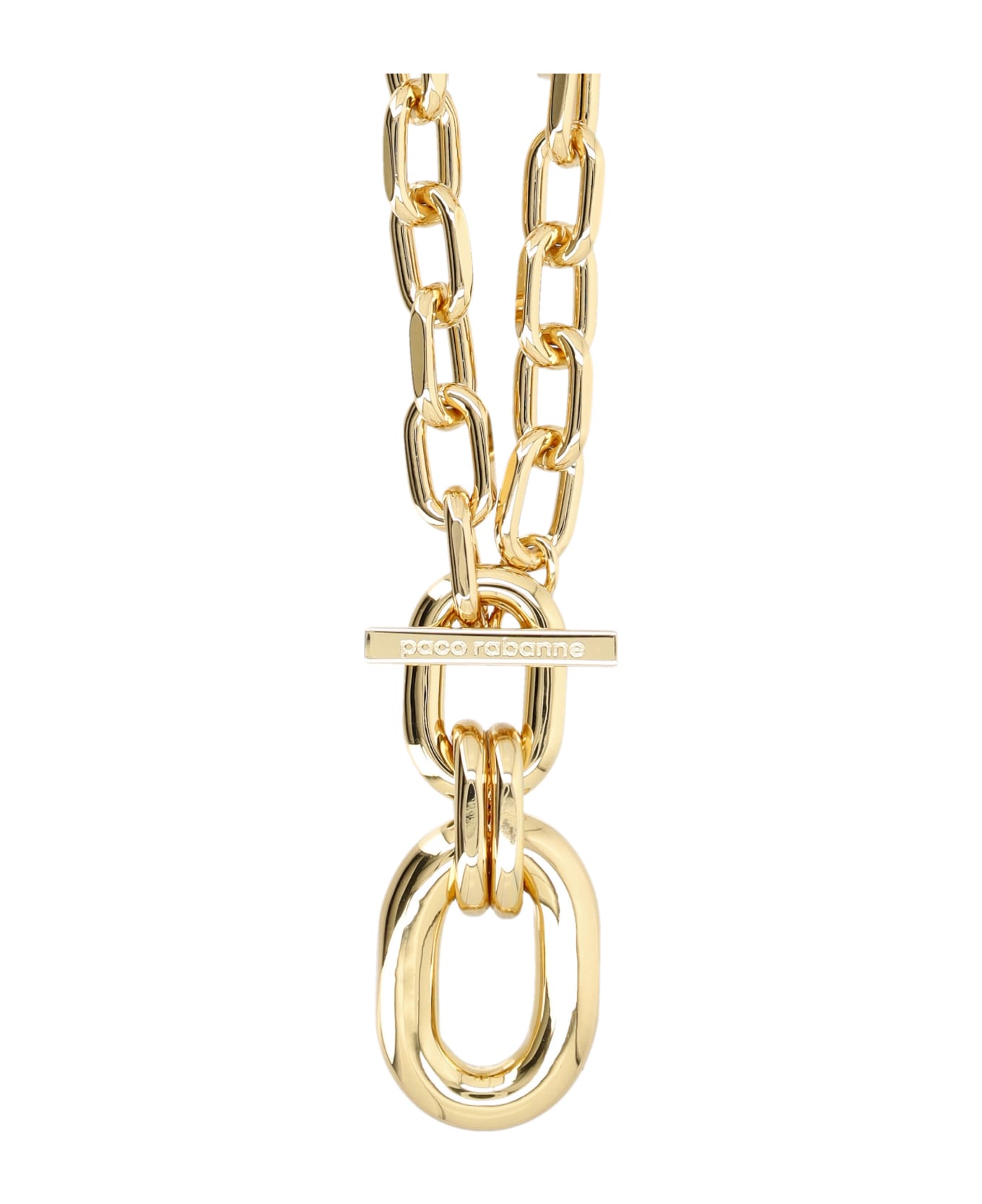 Paco Rabanne Xl Link Pendant Necklace - Gold