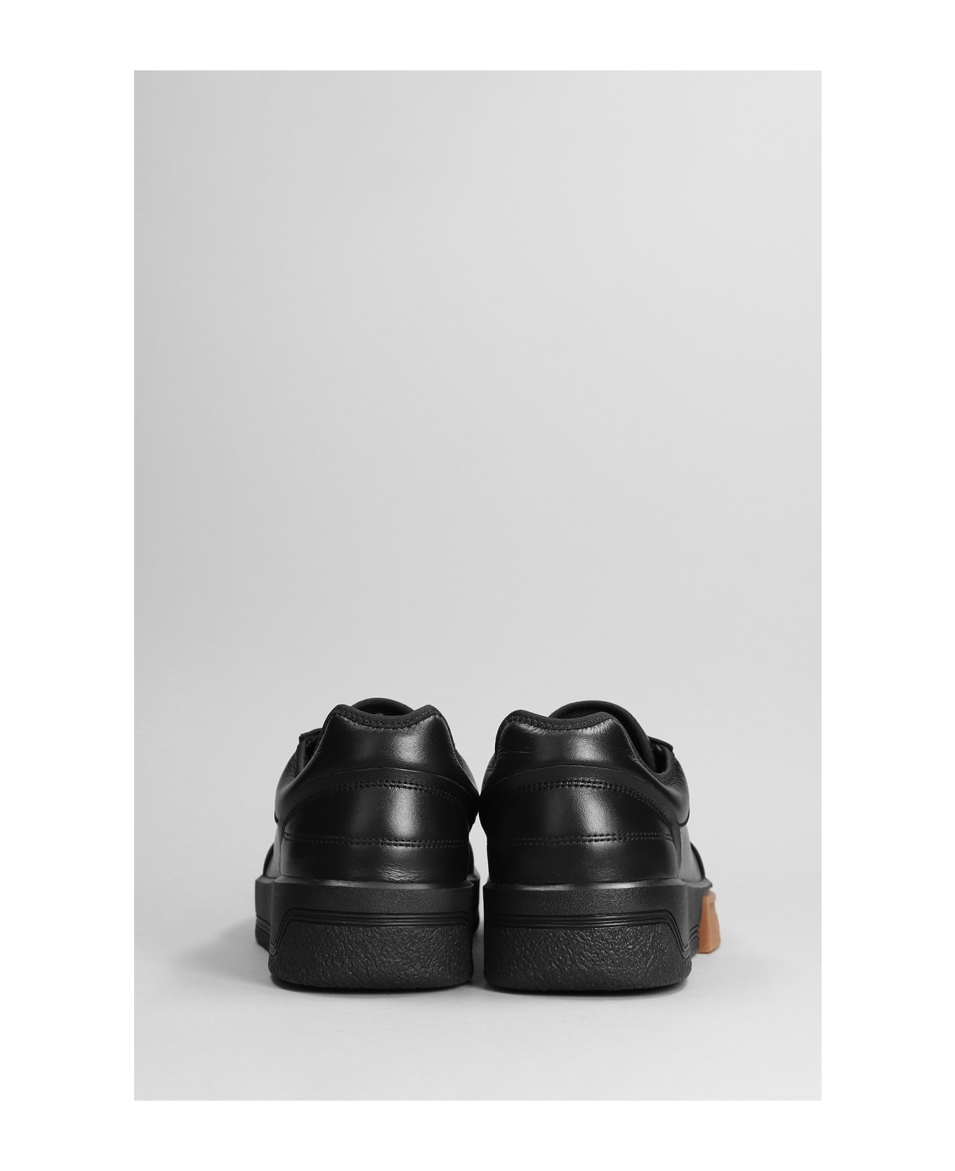 OAMC Cosmos Sneakers In Black Leather