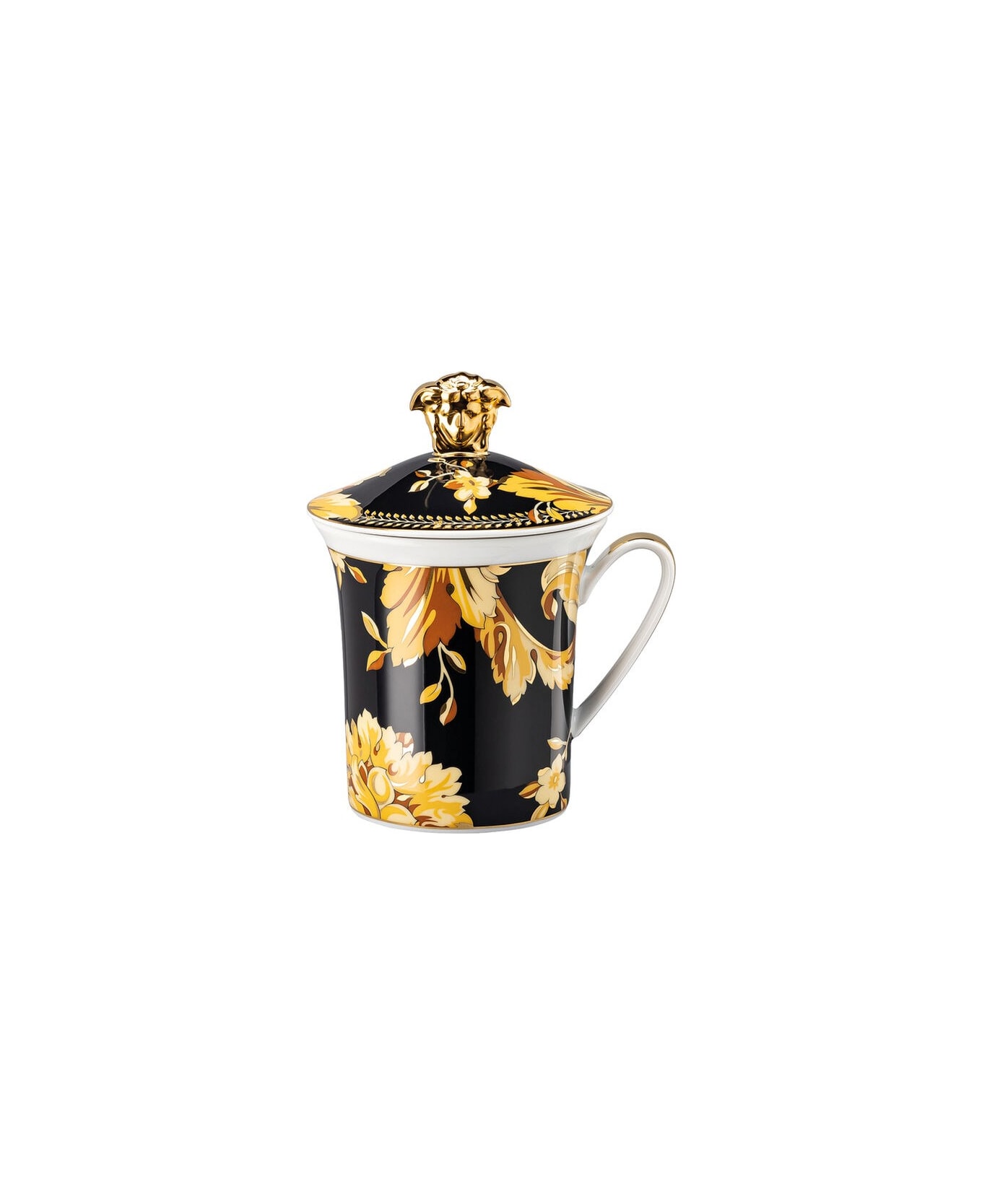 Versace Mug Con Coperchio Vanity - Nero