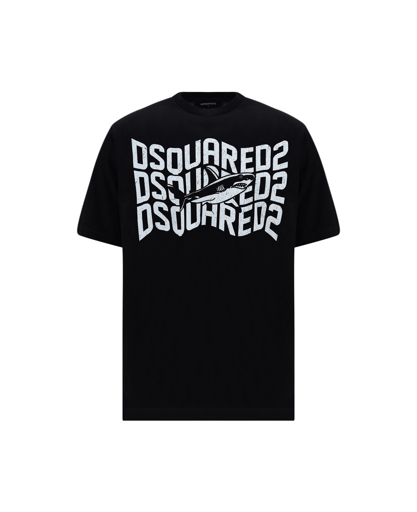 Dsquared2 Shark And Logo Print T-shirt - 900