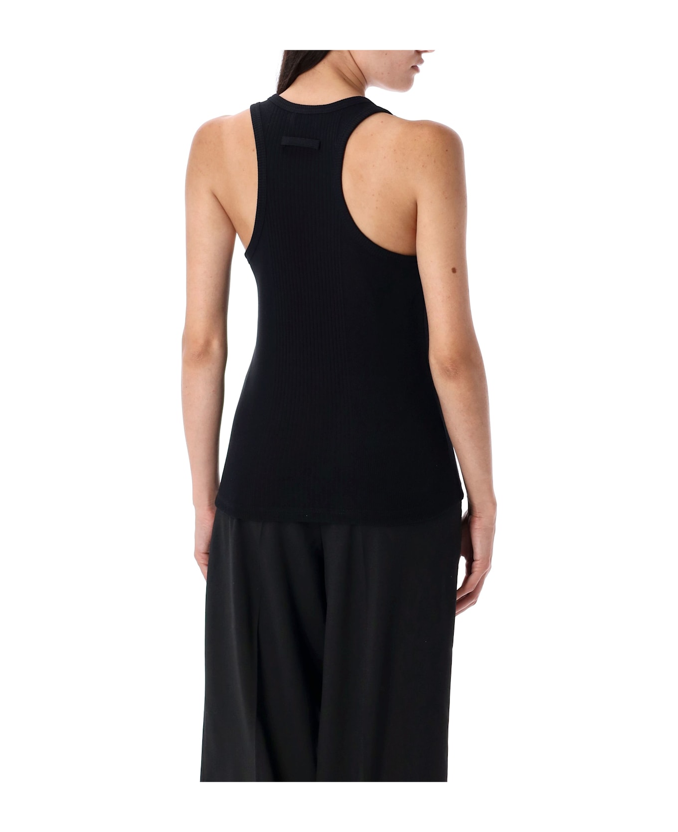Jean Paul Gaultier Overall Buckle Tank Top - BLACK