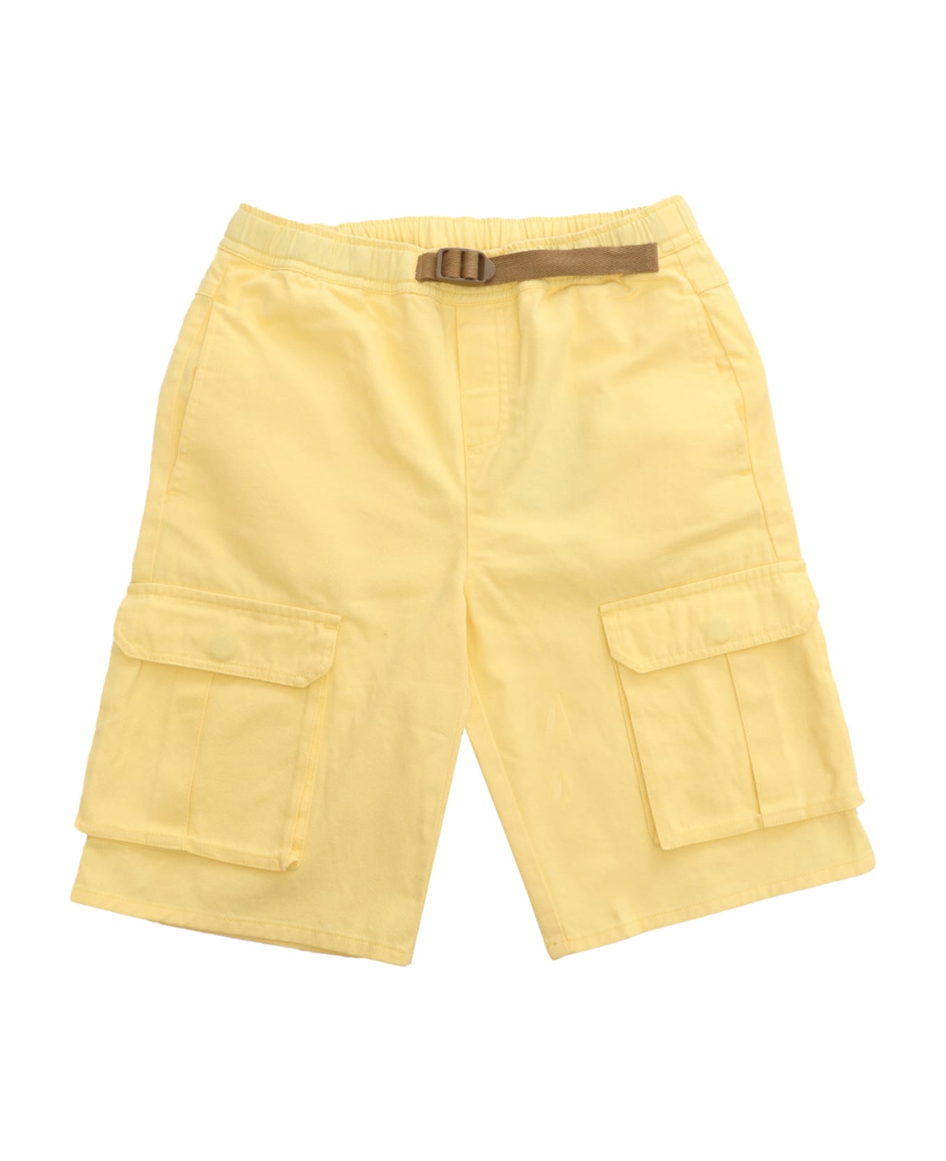 Stella McCartney Kids Yellow Shorts With Pockets - YELLOW ボトムス