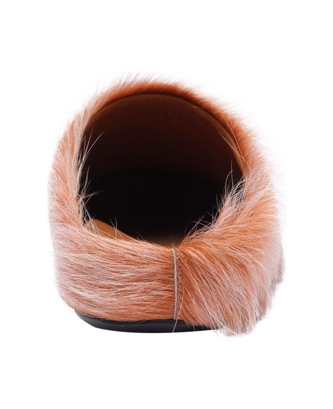 Marni Long Hair Fussbett Sabot - Winter Wheat