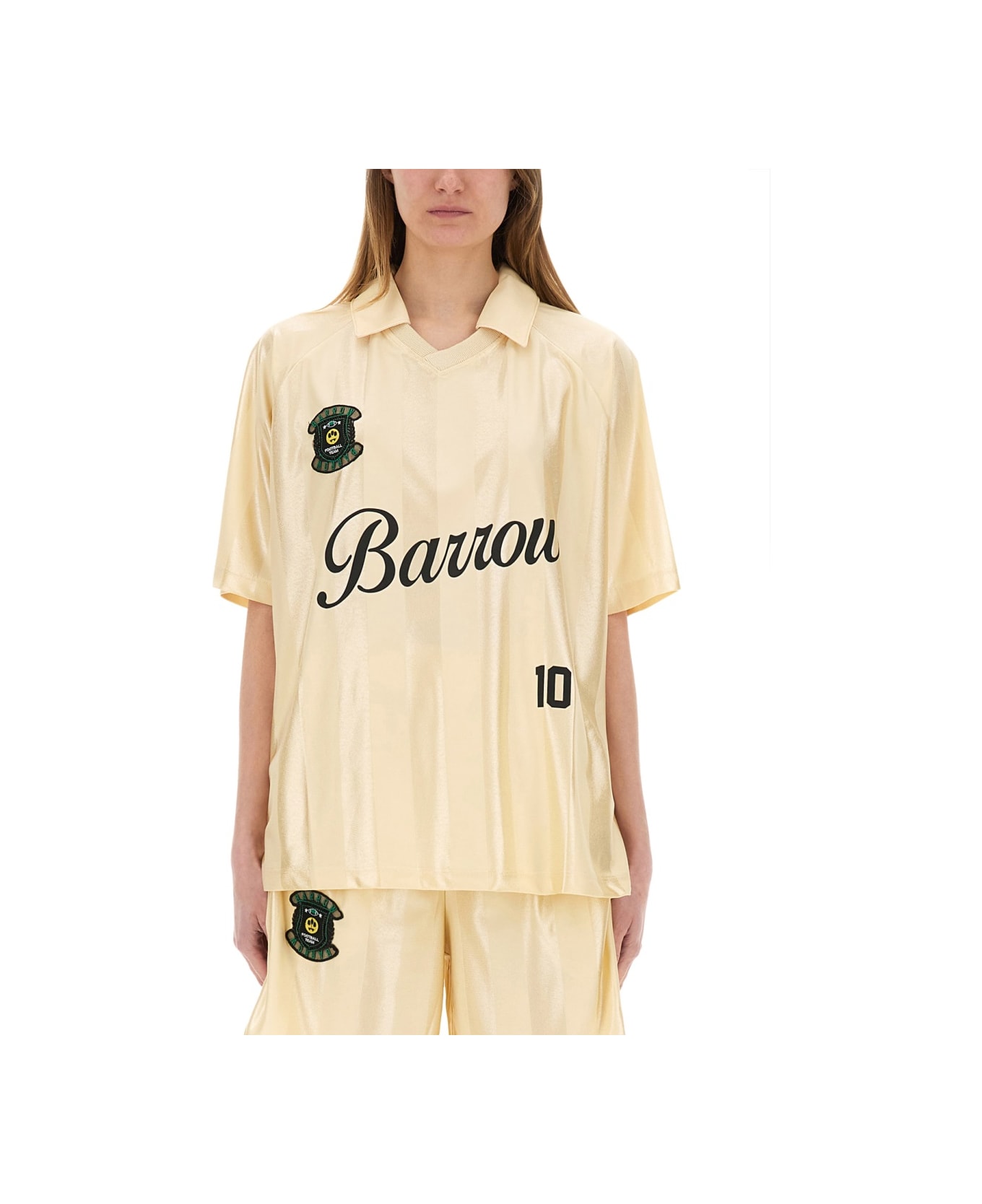 Barrow Triacetate T-shirt - BEIGE