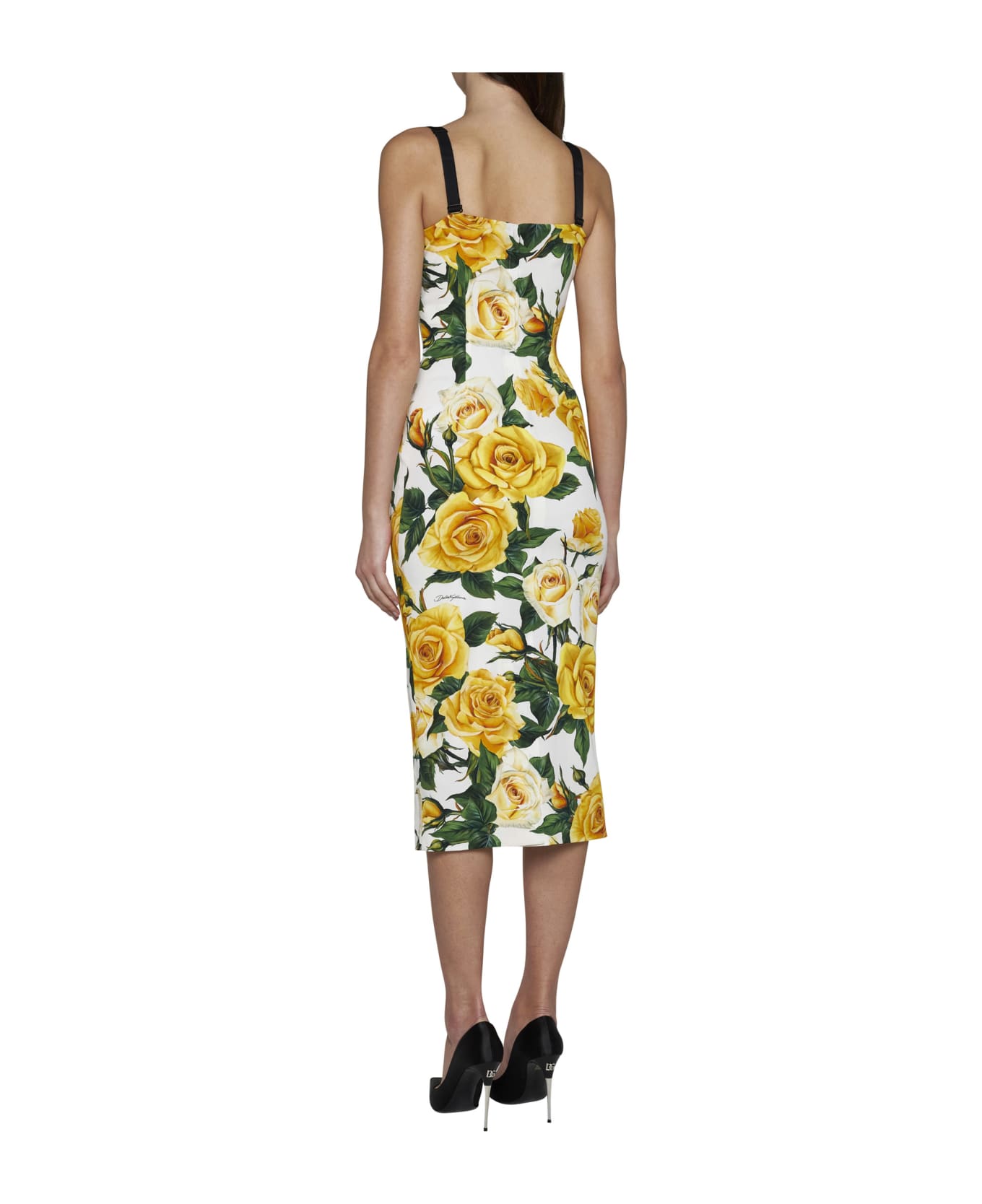 Dolce & Gabbana Dress - Rose gialle fdo bco