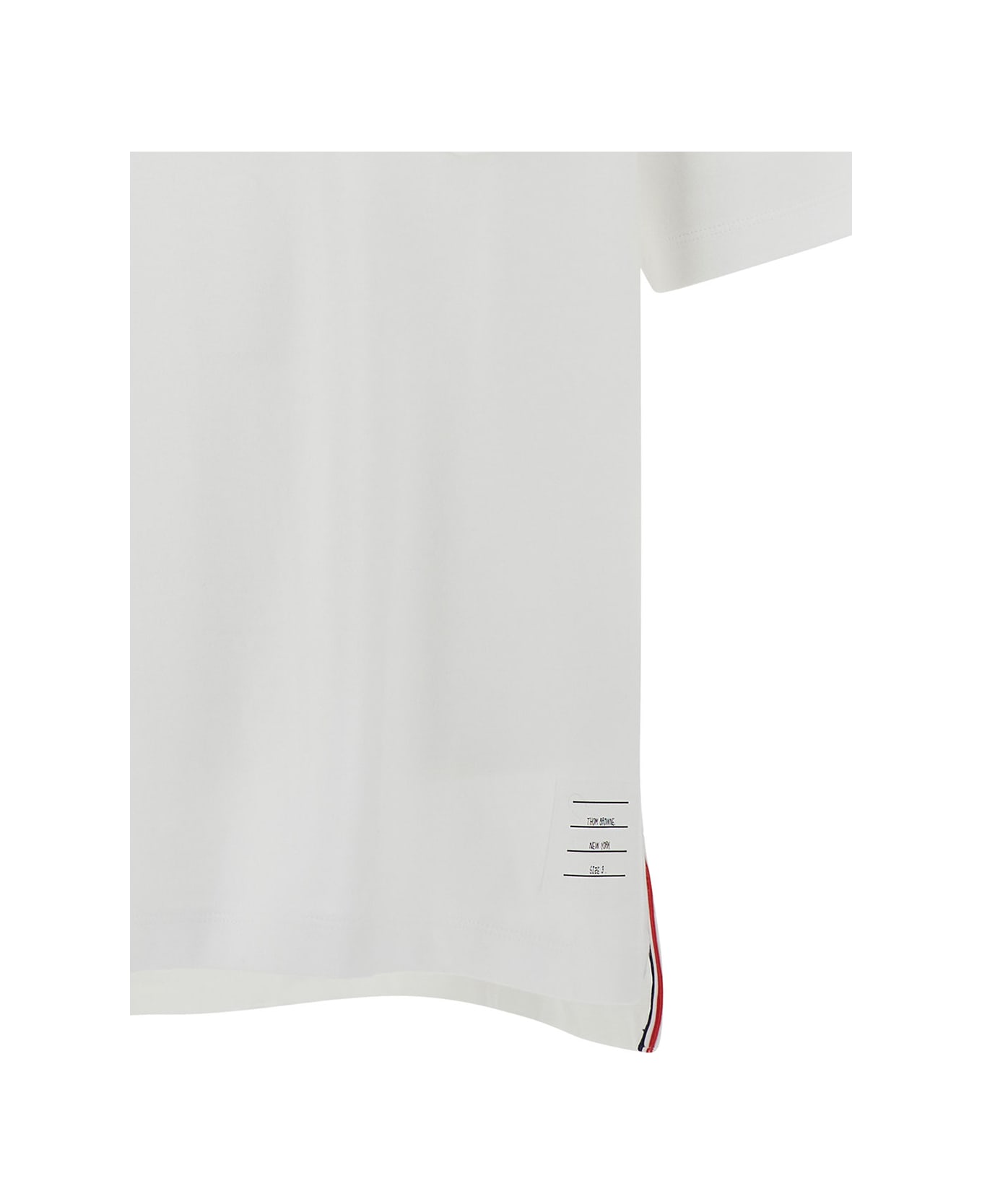 Thom Browne Oversized S/s Pocket Tee - White