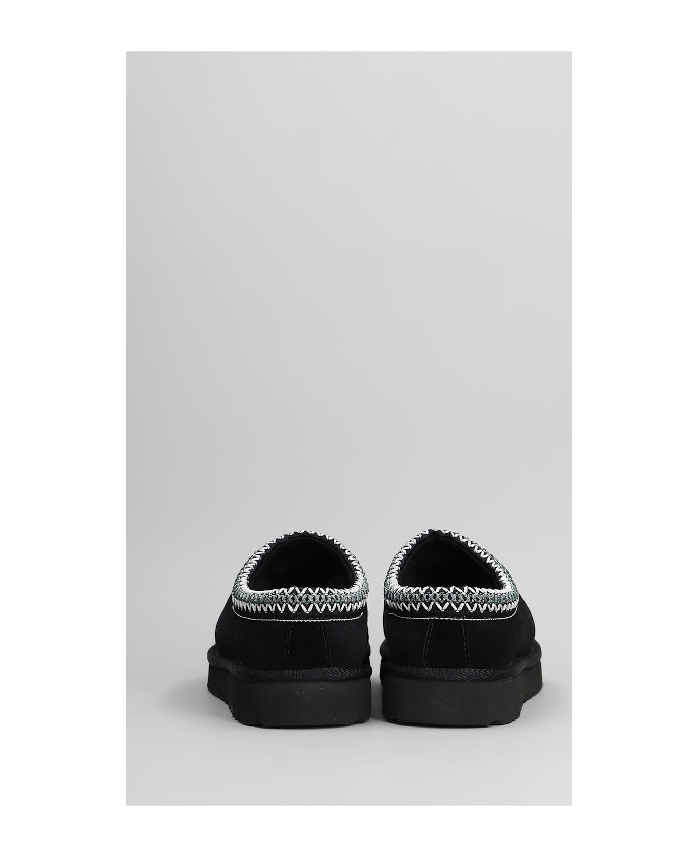 UGG Tasman Slipper-mule In Black Suede - black