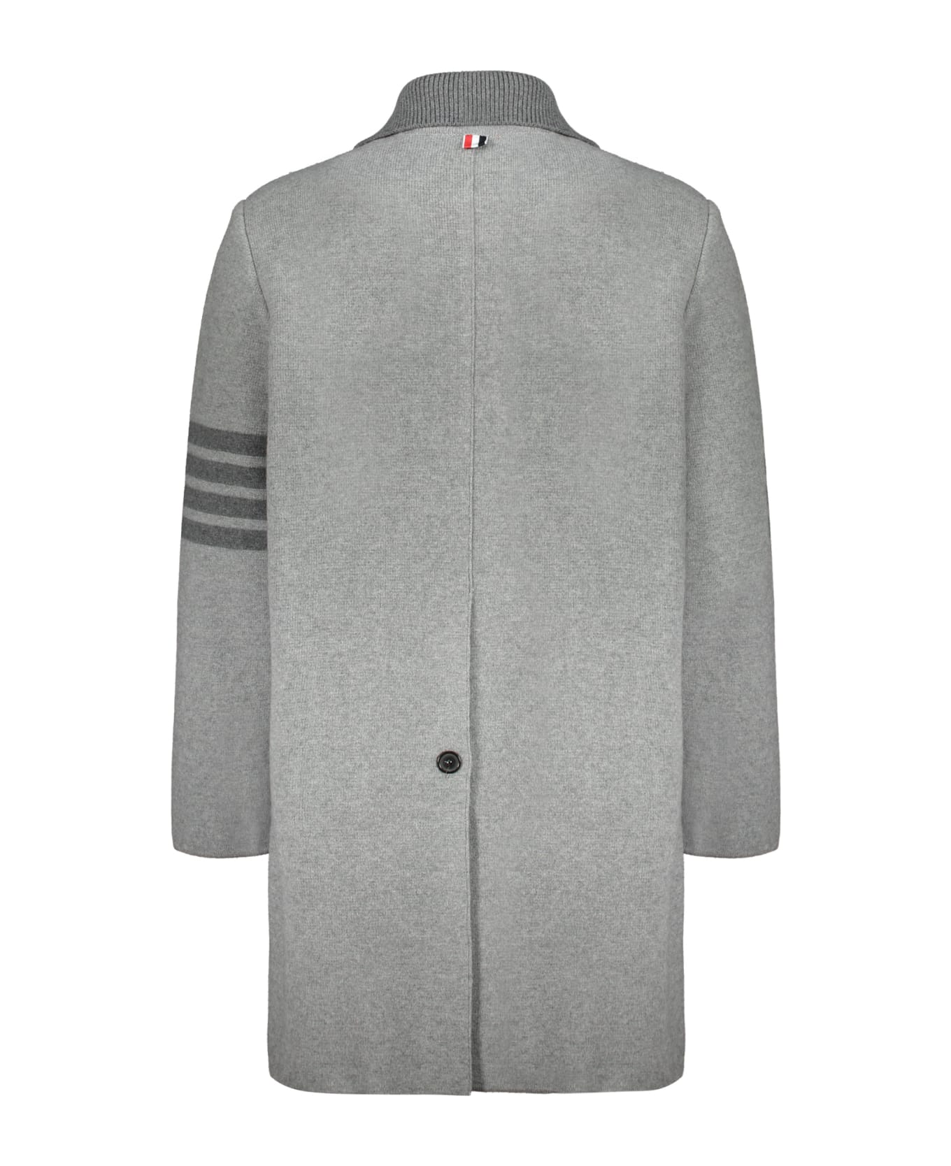Thom Browne Virgin Wool Coat - grey