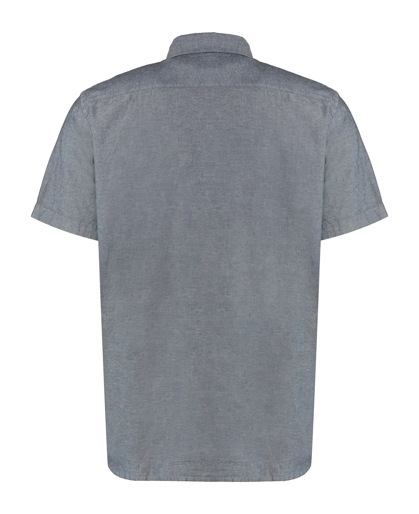 Hugo Boss Short Sleeve Cotton Shirt - grey