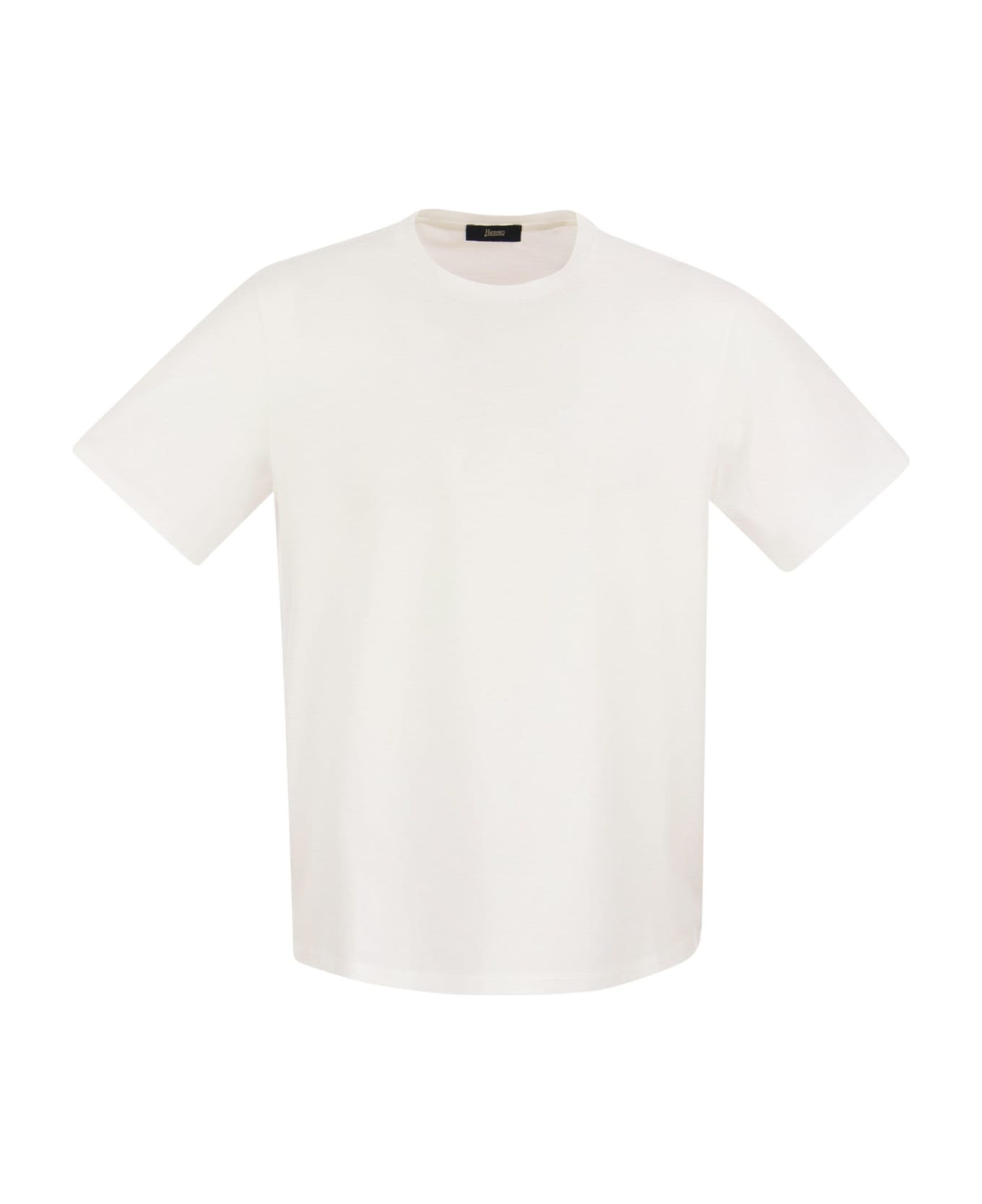 Herno Stretch Cotton Jersey T-shirt - White シャツ