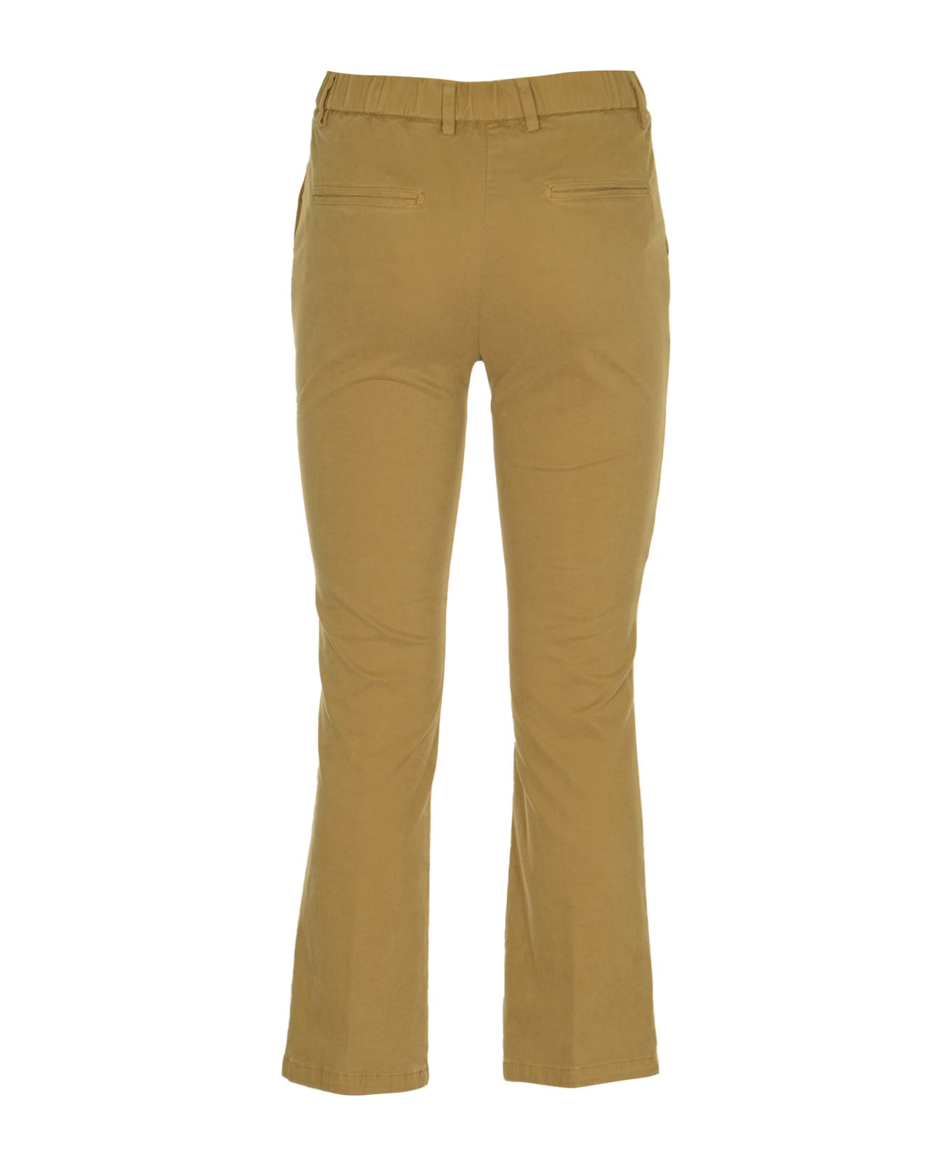 Myths Button Fitted Trousers - Brown