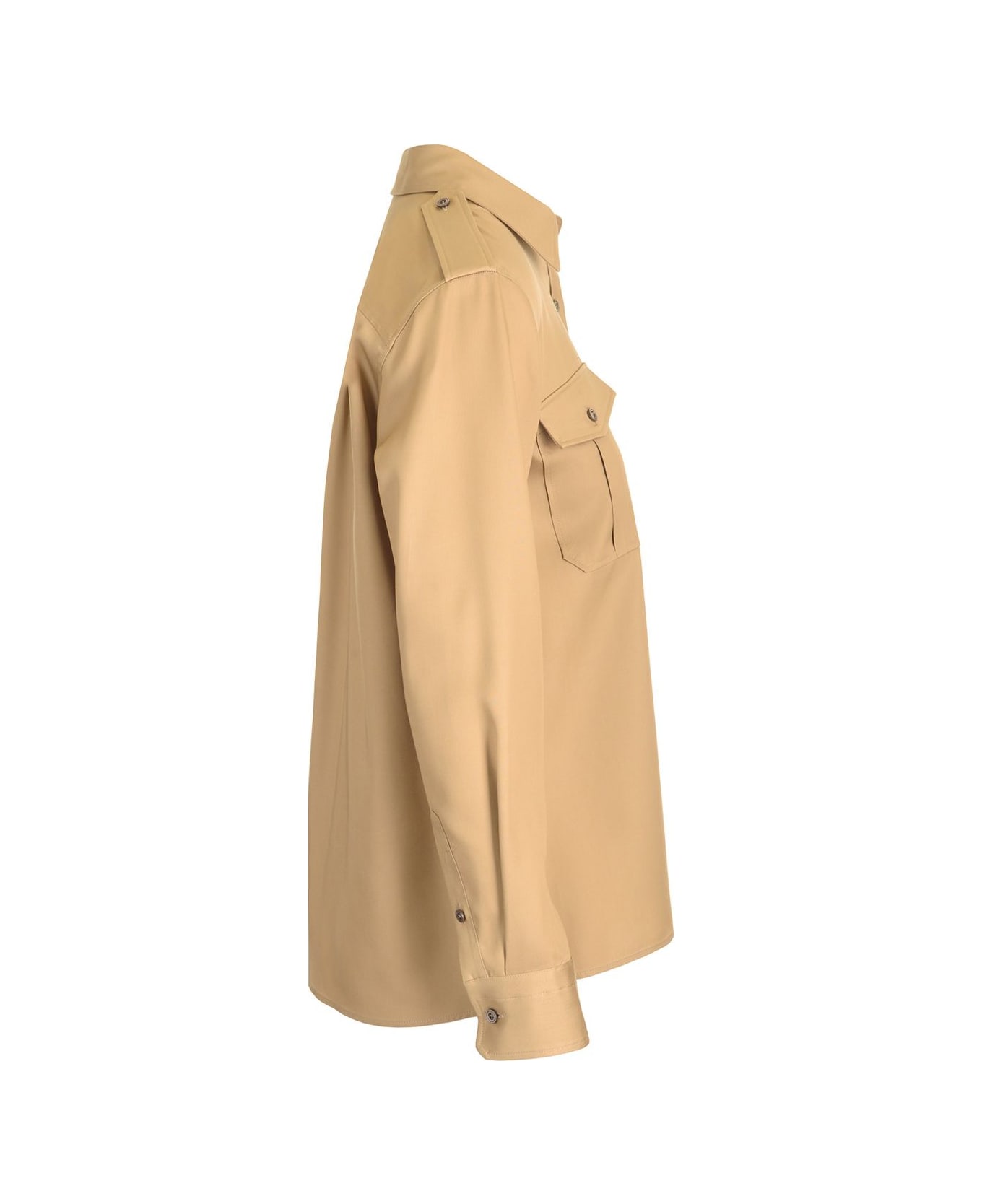Tom Ford Safari- Style Shirt - Beige