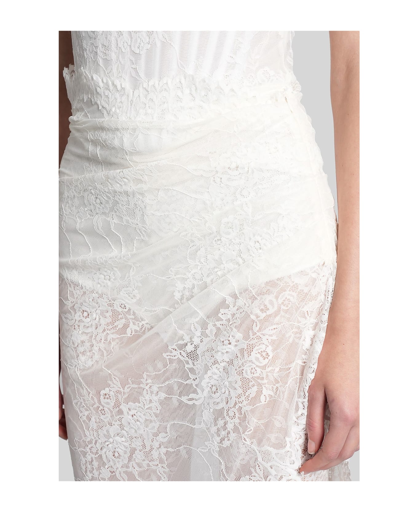 Giuseppe di Morabito Long Dress In White Polyamide - white