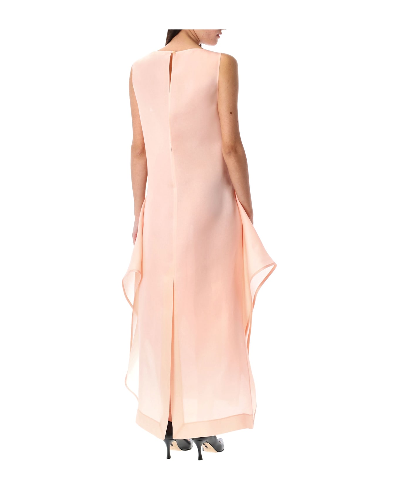 Khaite Kenith Silk Dress - SOFT PINK