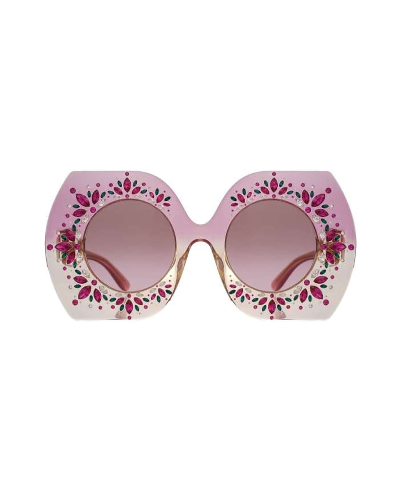 Dolce & Gabbana Limited Edition Crystal Sunglasses - Pink サングラス