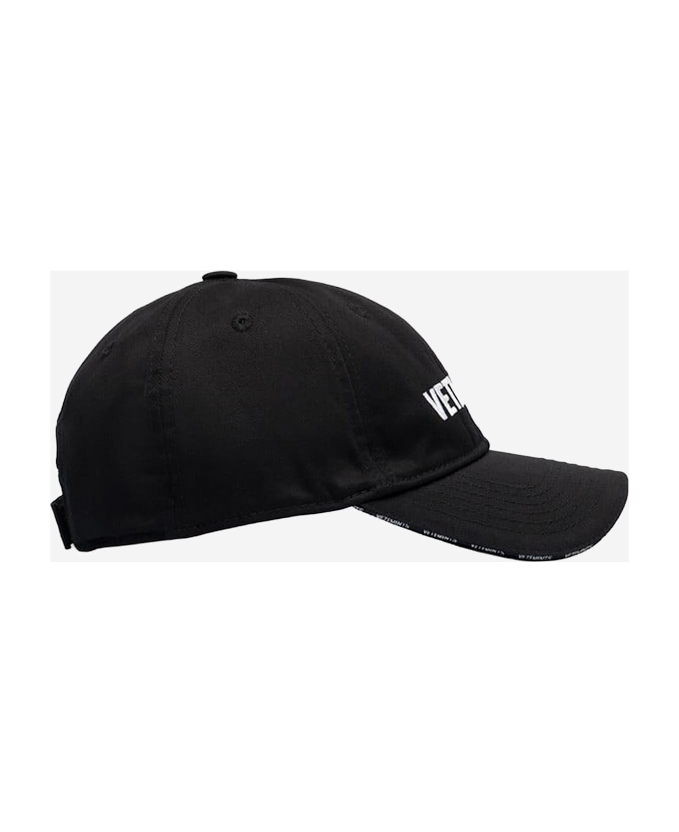 VETEMENTS Cotton Baseball Cap - Black