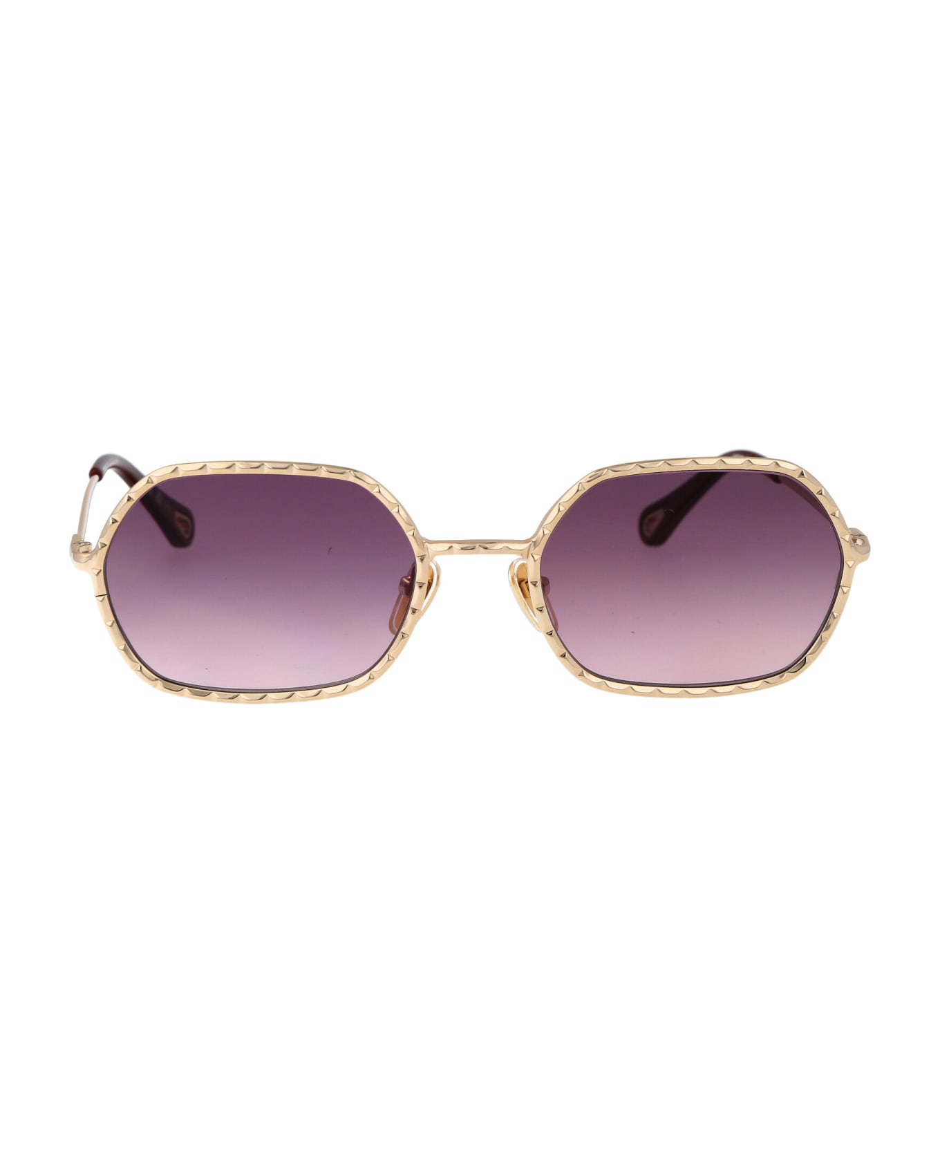 Chloé Eyewear Ch0231s Sunglasses - 003 GOLD GOLD VIOLET サングラス