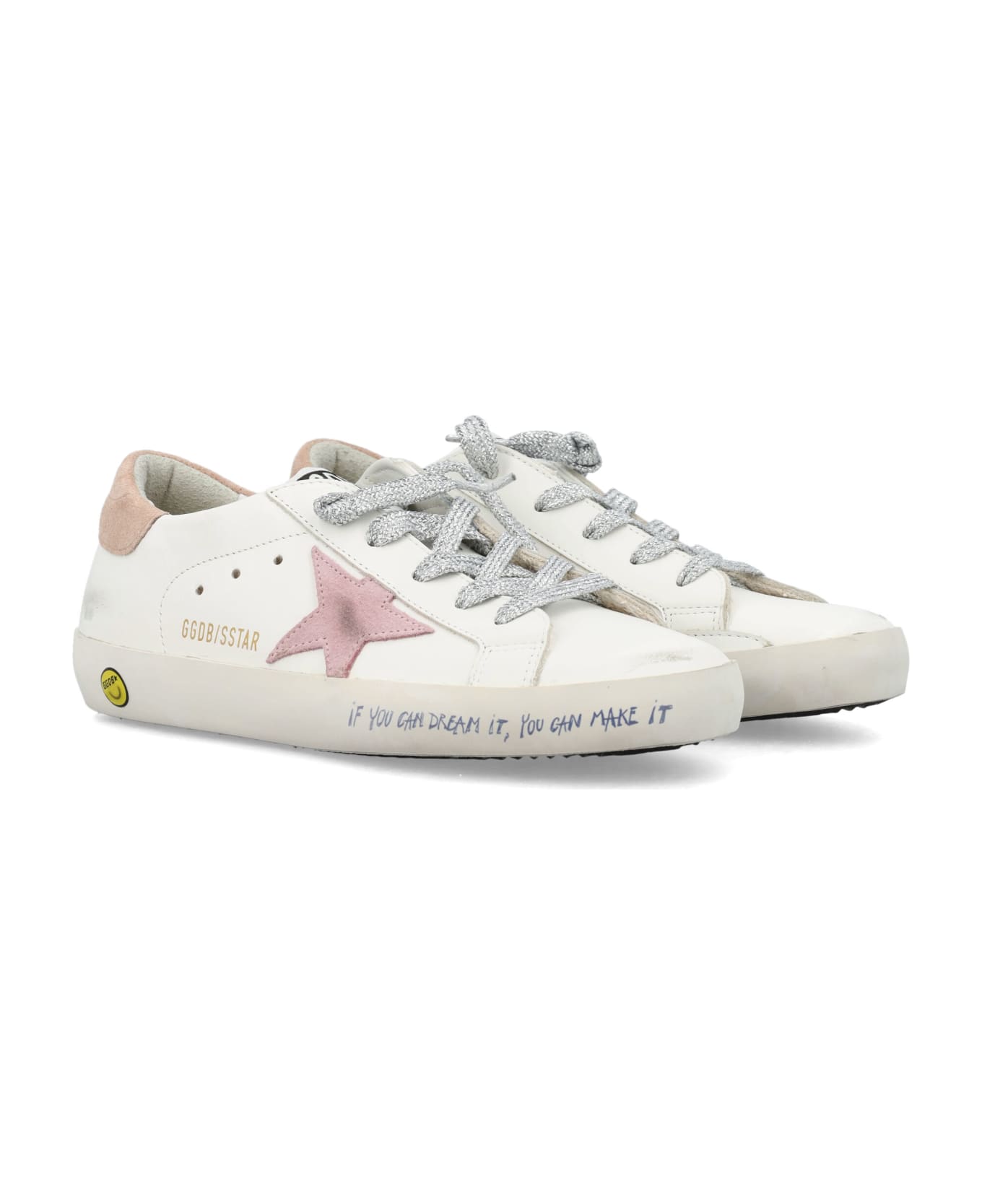 Golden Goose Super Star Sneakers - OPTIC WHITE/PINK