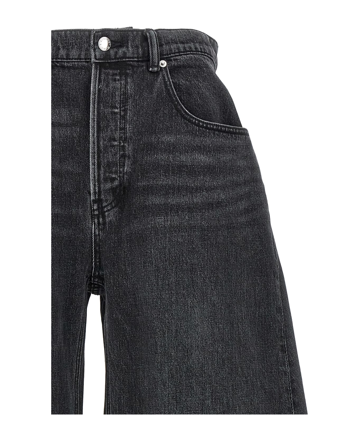 Alexander Wang 'oversized Rounded' Jeans - Grey Aged デニム