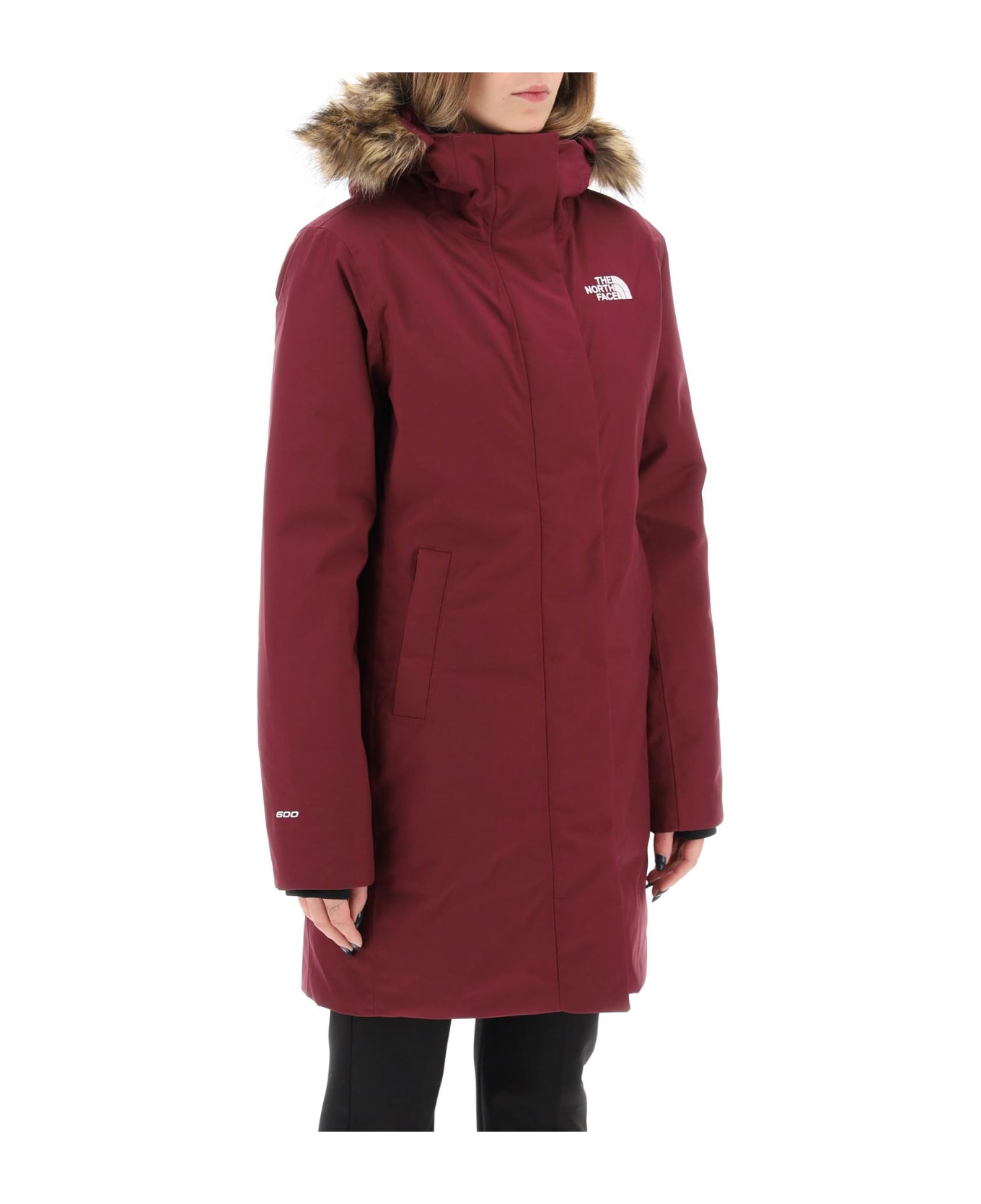 The North Face Arctic Parka With Eco-fur Trimmed Hood - BOYSENBERRY (Purple)