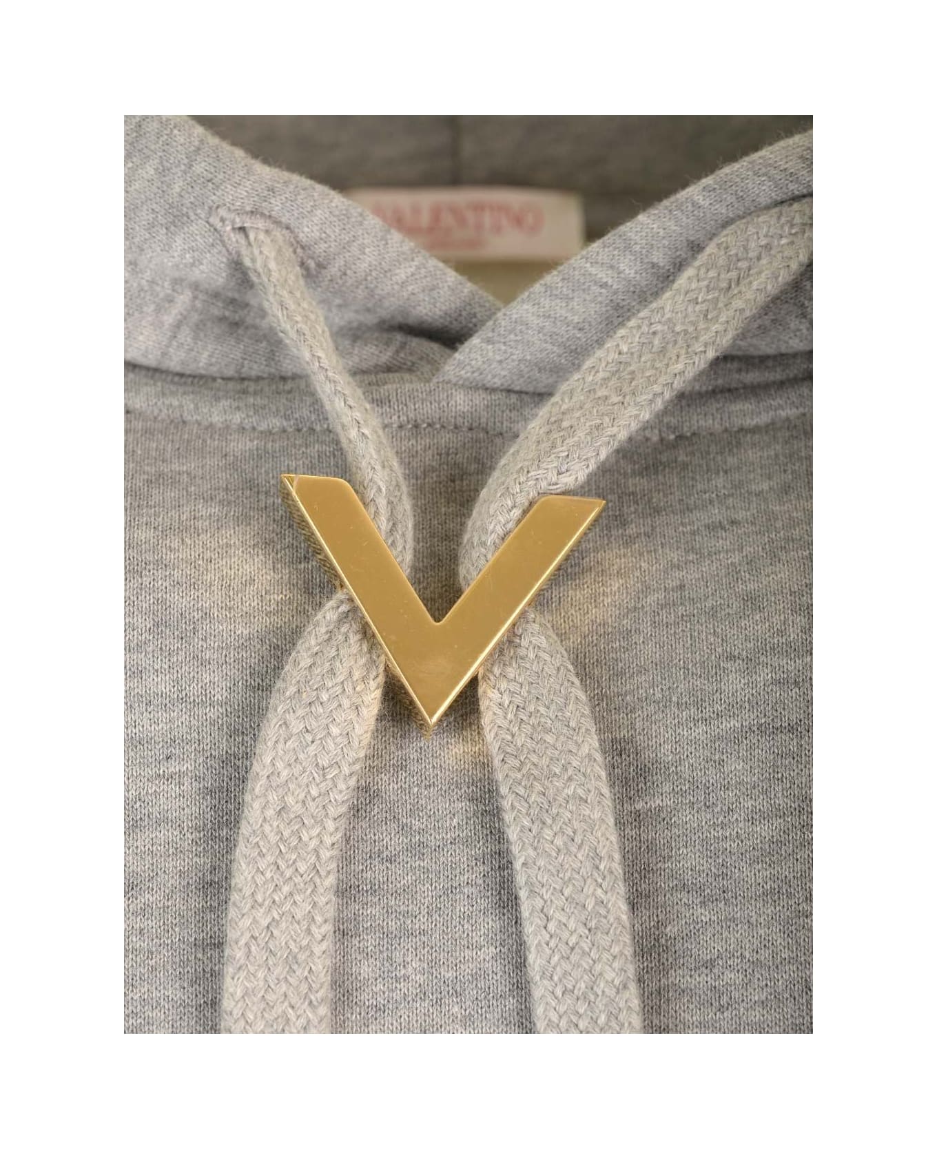 Valentino Cotton Hoodie - Grey