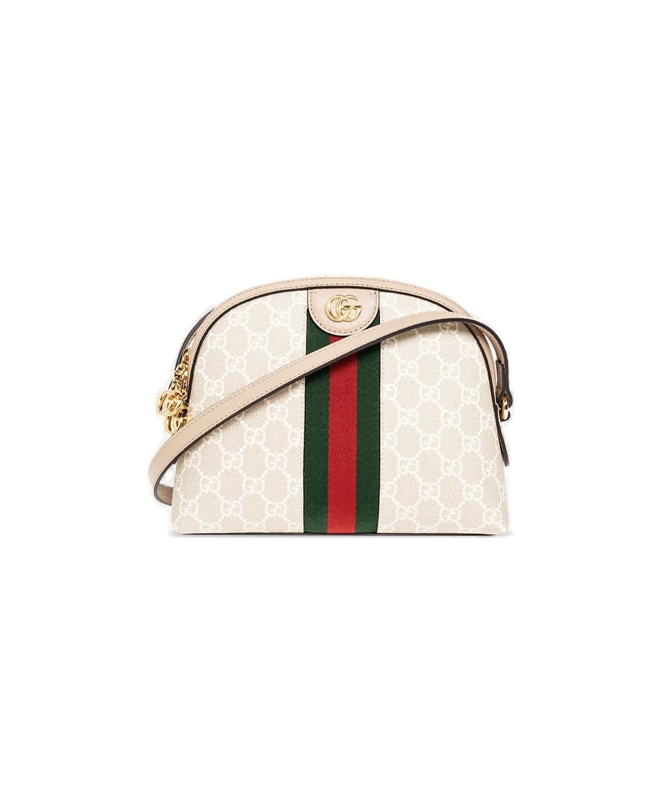 Gucci Ophidia Small Shoulder Bag - Beige