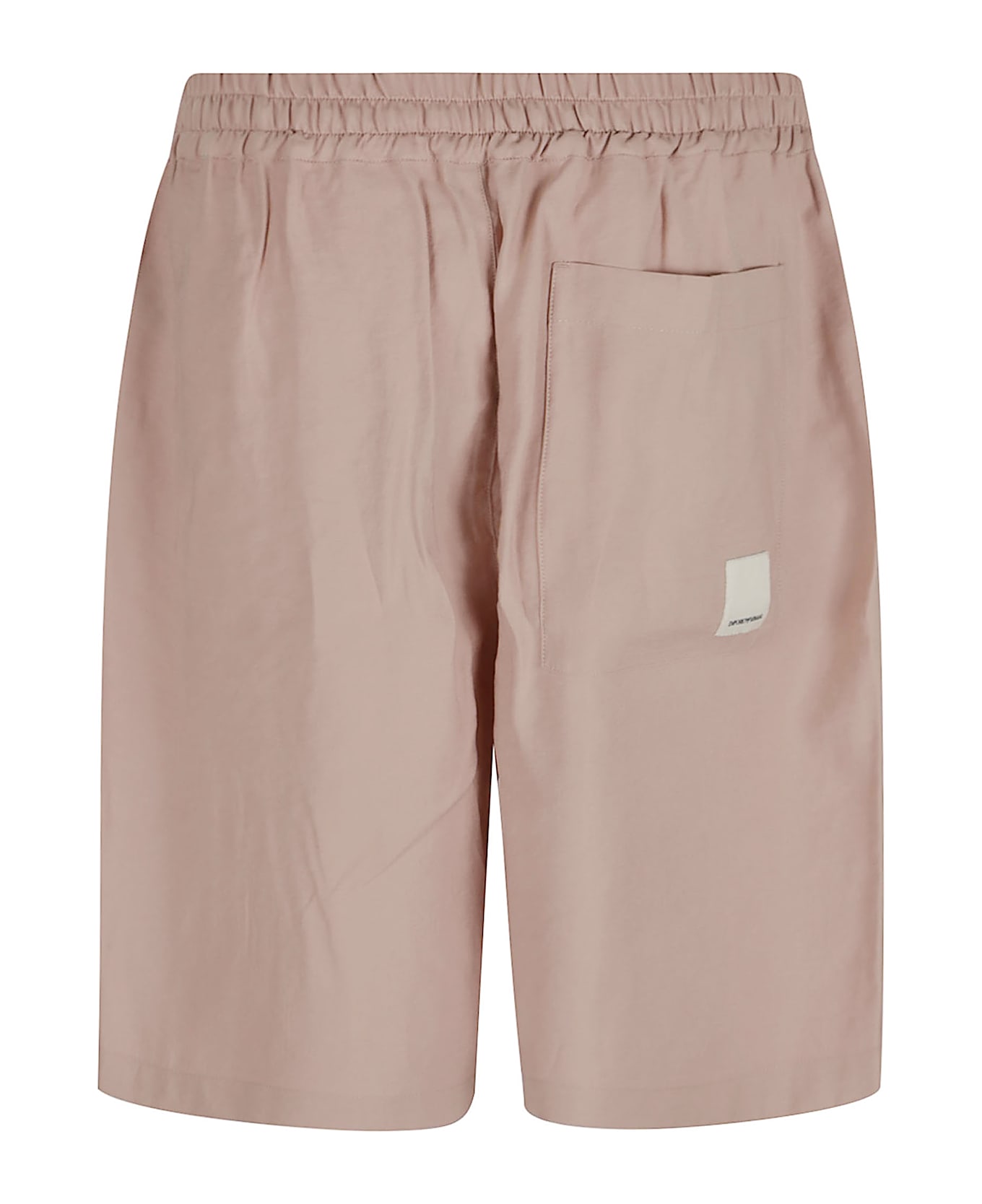 Emporio Armani Pink Modal Blend Bermuda Shorts
