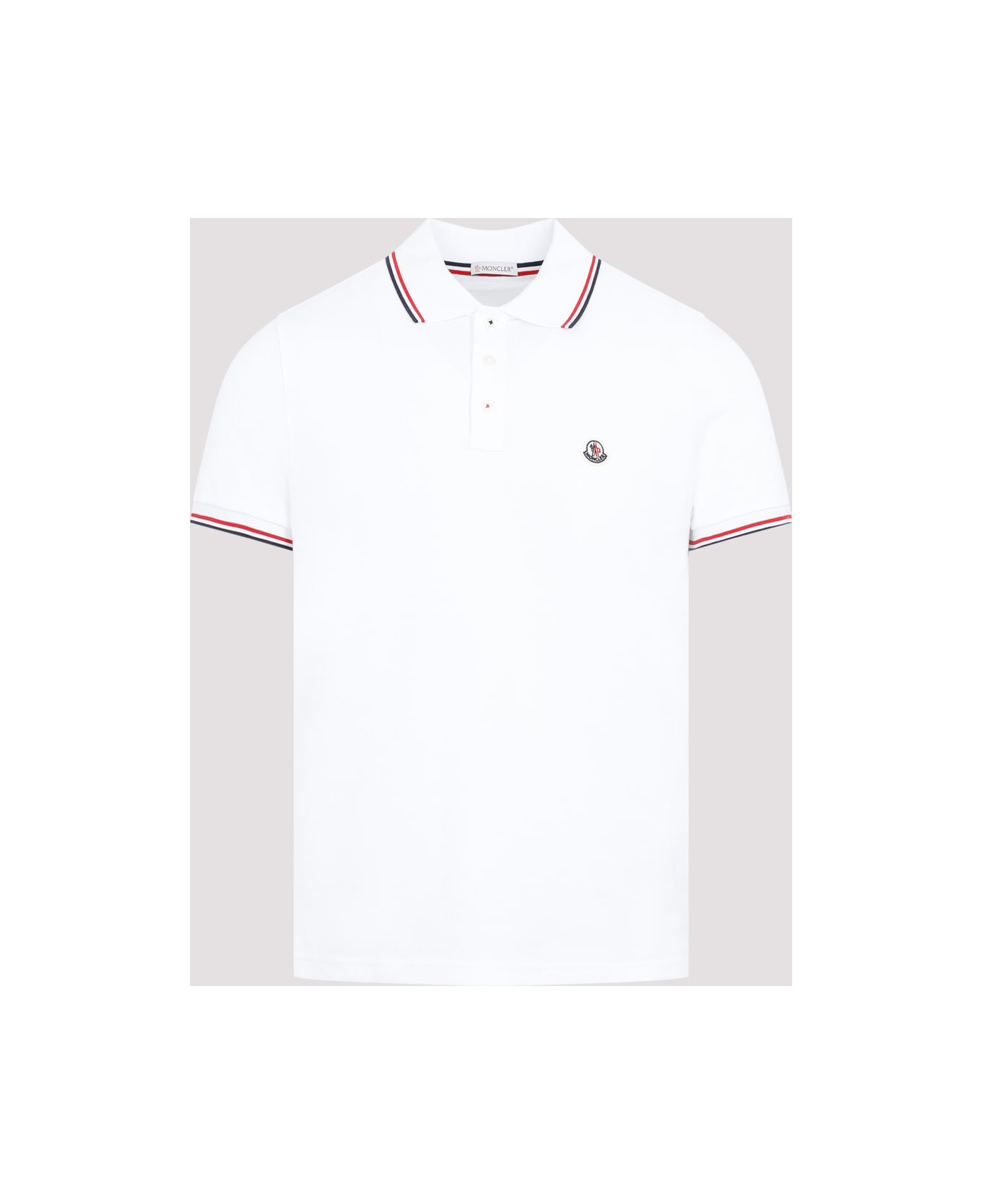 Moncler Ss Polo T-shirt - White