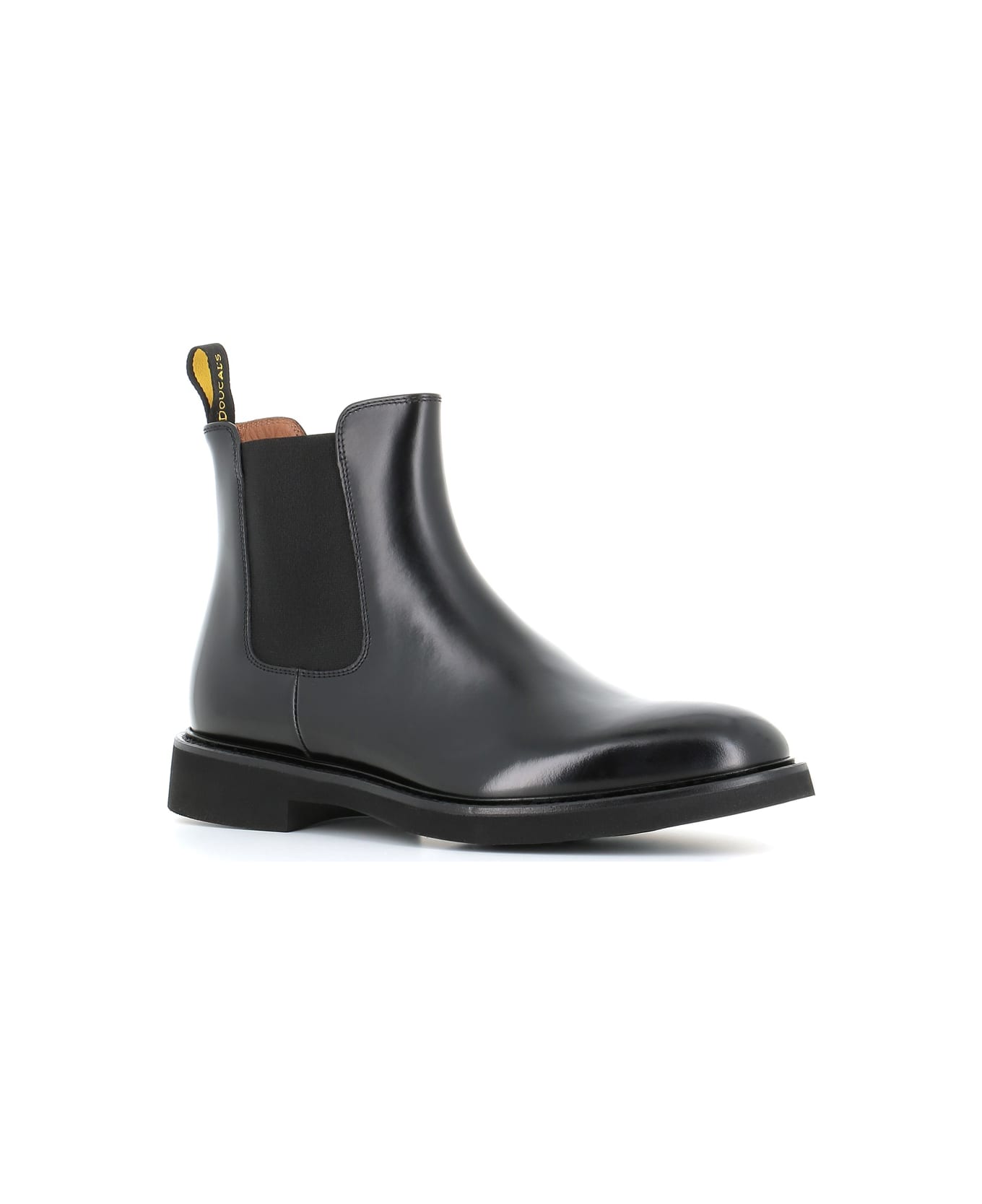 Doucal's Leather Chelsea Boots - Black