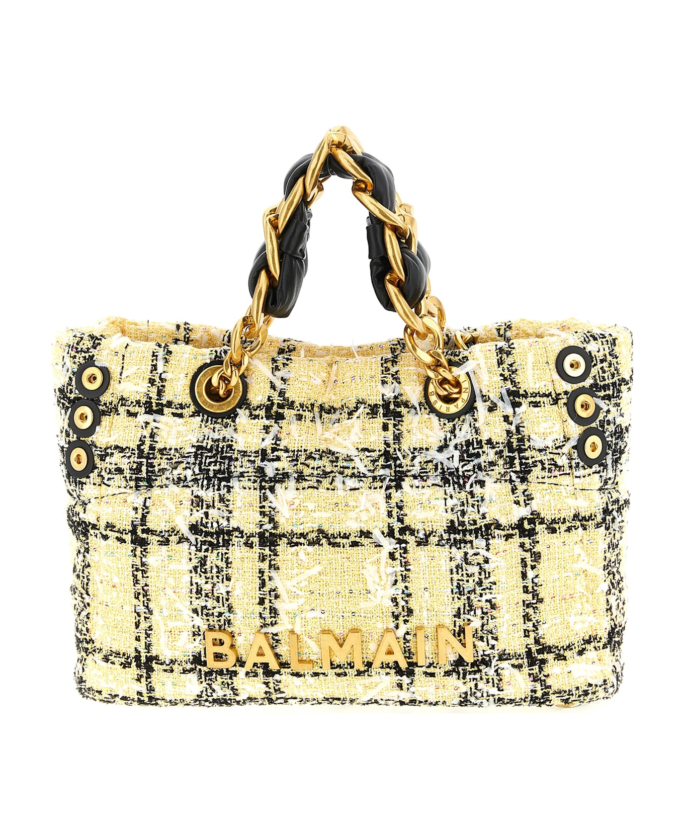 Balmain 'soft Cabas Small' Shopping Bag - Multicolor