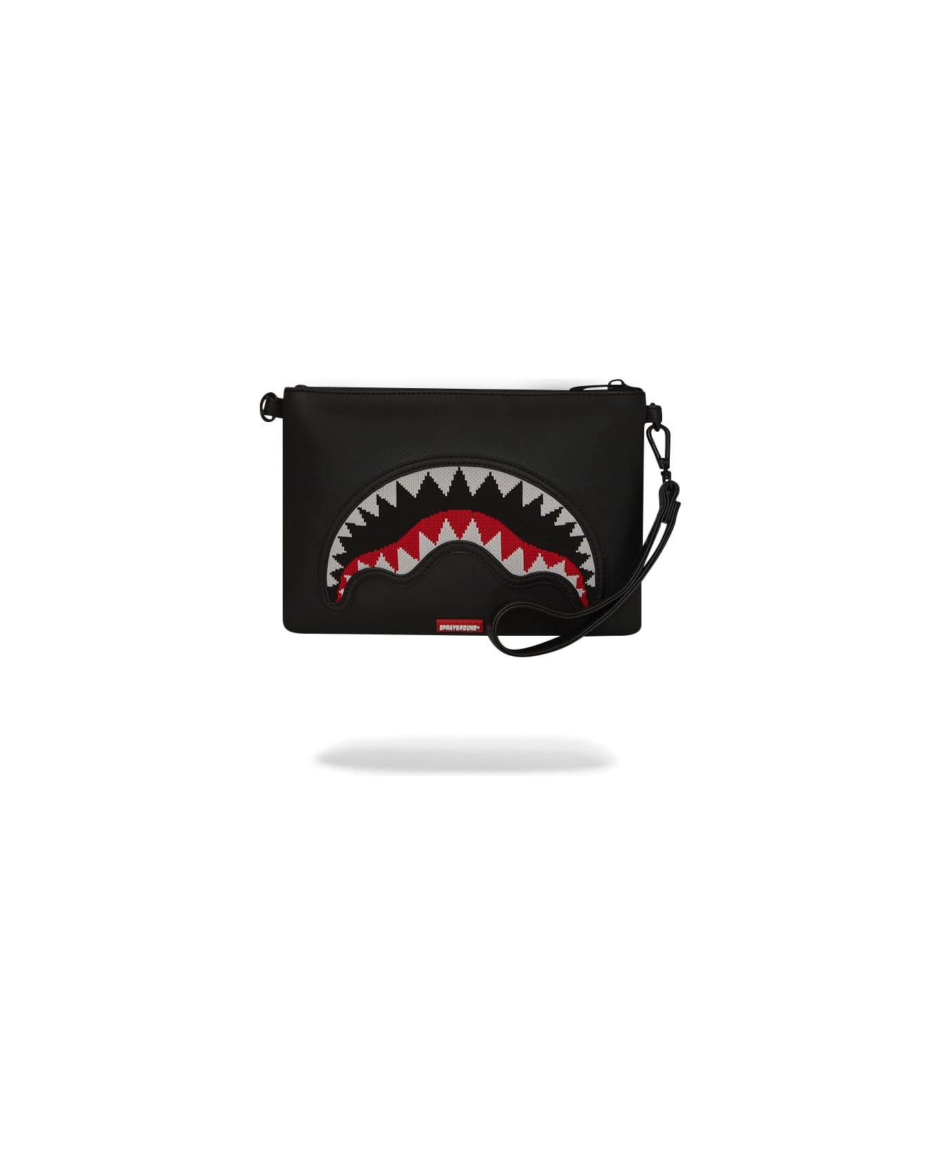 Sprayground Fly Knit Mouth Crossover Clutch - Black