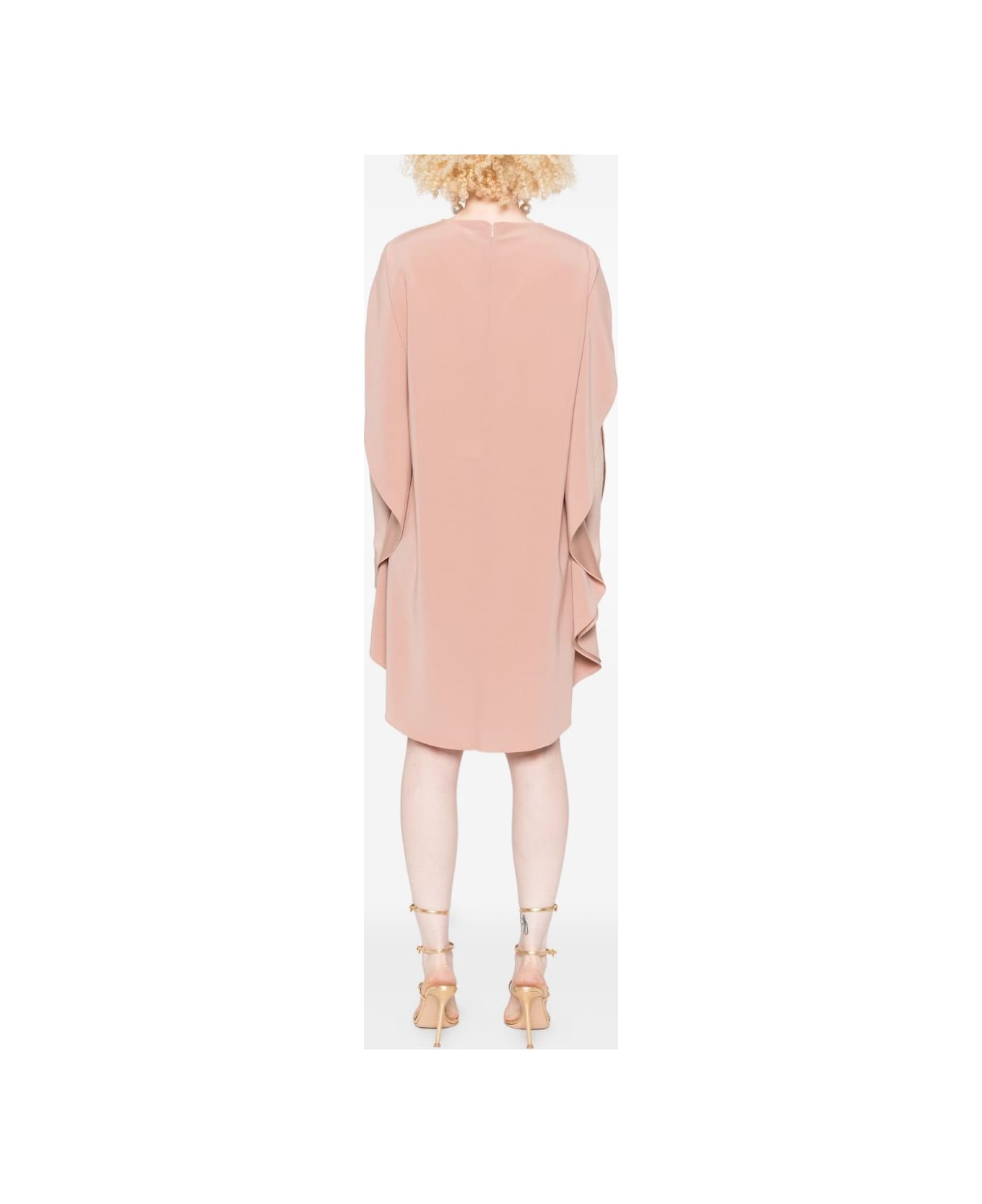 Gianluca Capannolo Iris Sleeve Dress - Powder