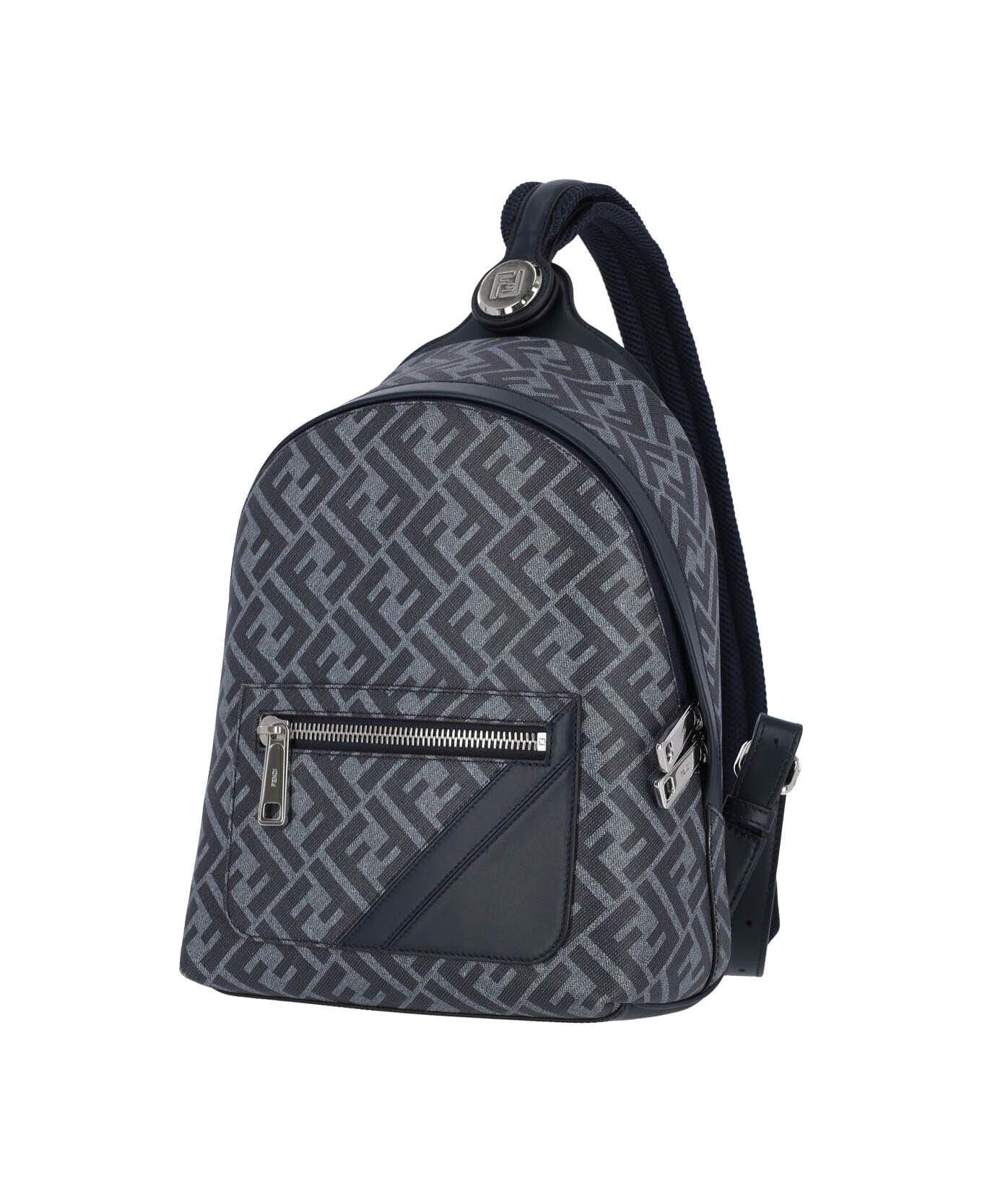 Fendi Chiodo Ff Diagonal Small Backpack