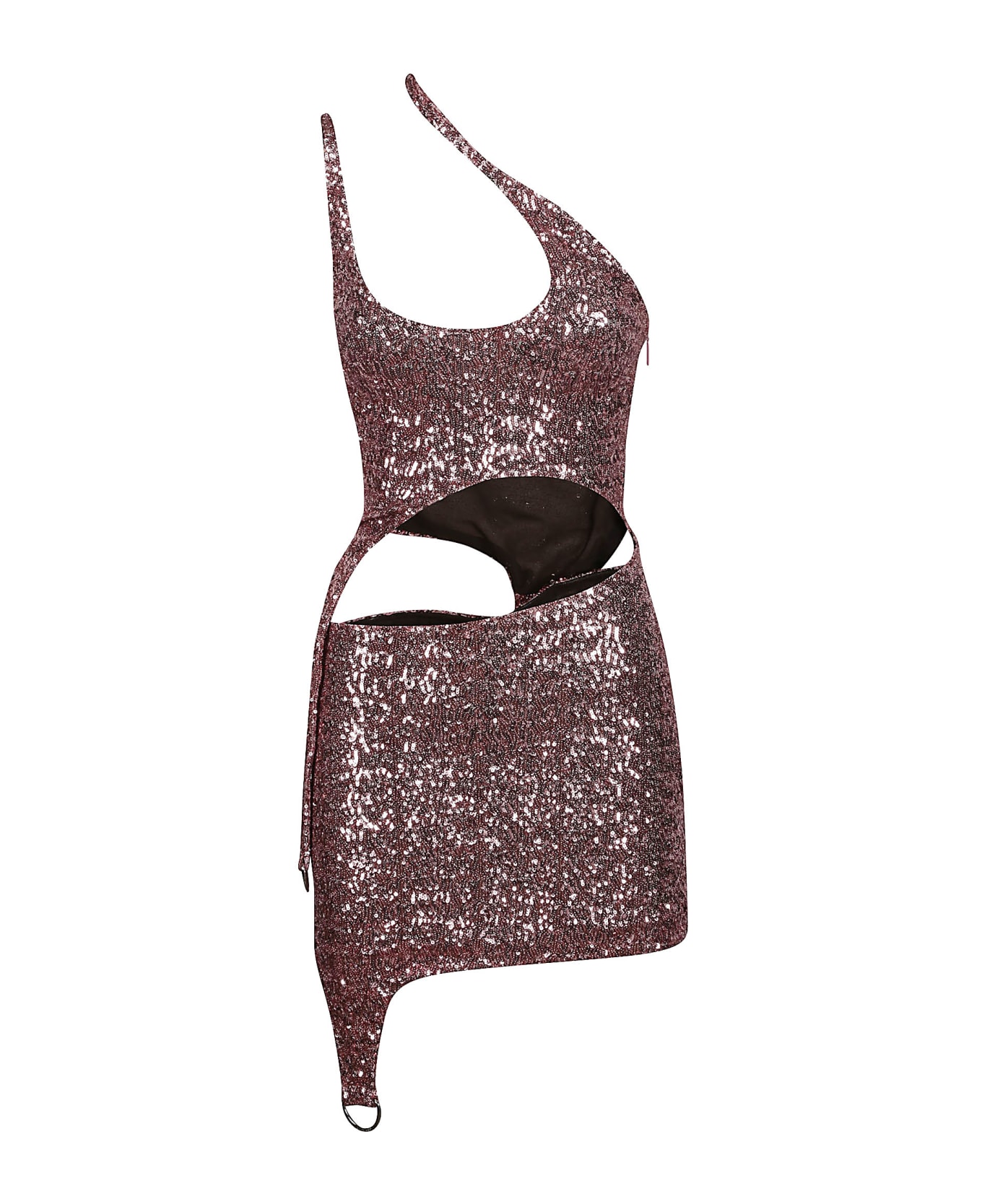 AMBUSH Asymmetric Hole Mini Dress - Begonia Pink No Color ワンピース＆ドレス