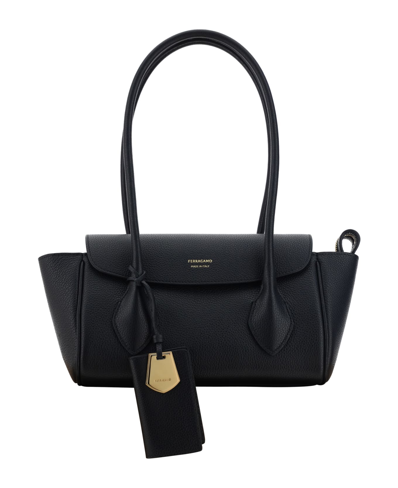 Ferragamo East-west Medium Tote Bag - Black  