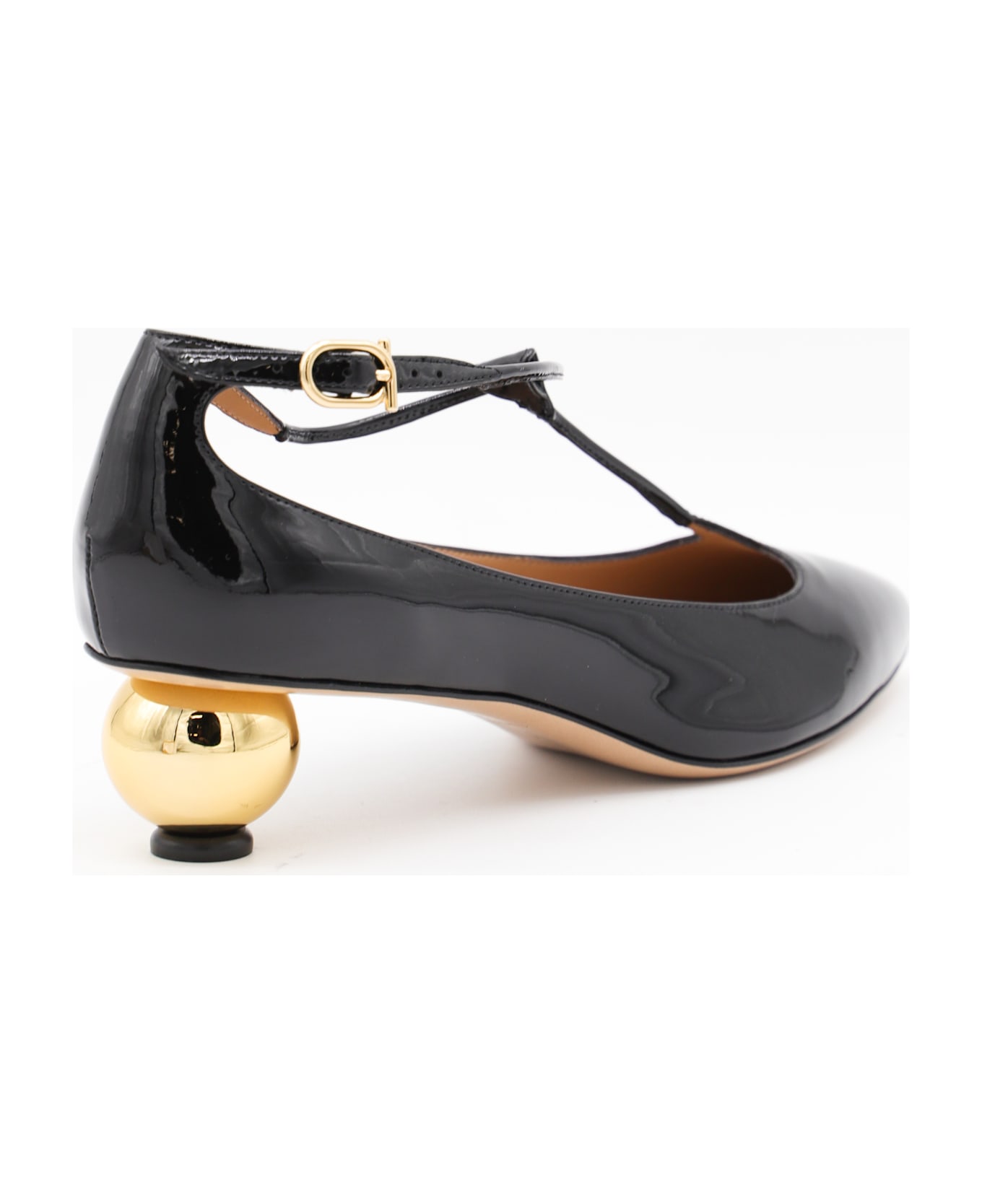 Ferragamo Black Tania Pumps - Black