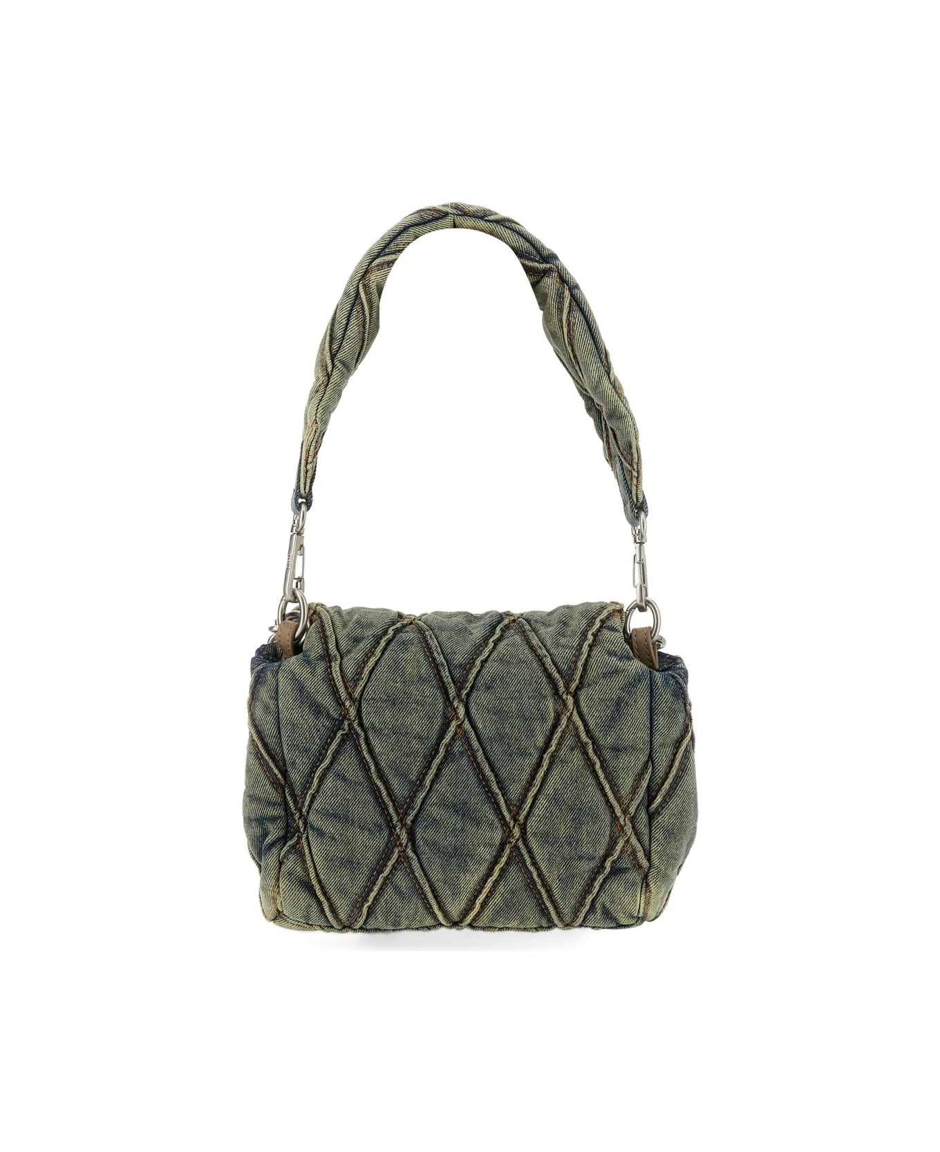 Diesel "charm-d" Small Shoulder Bag - GREY