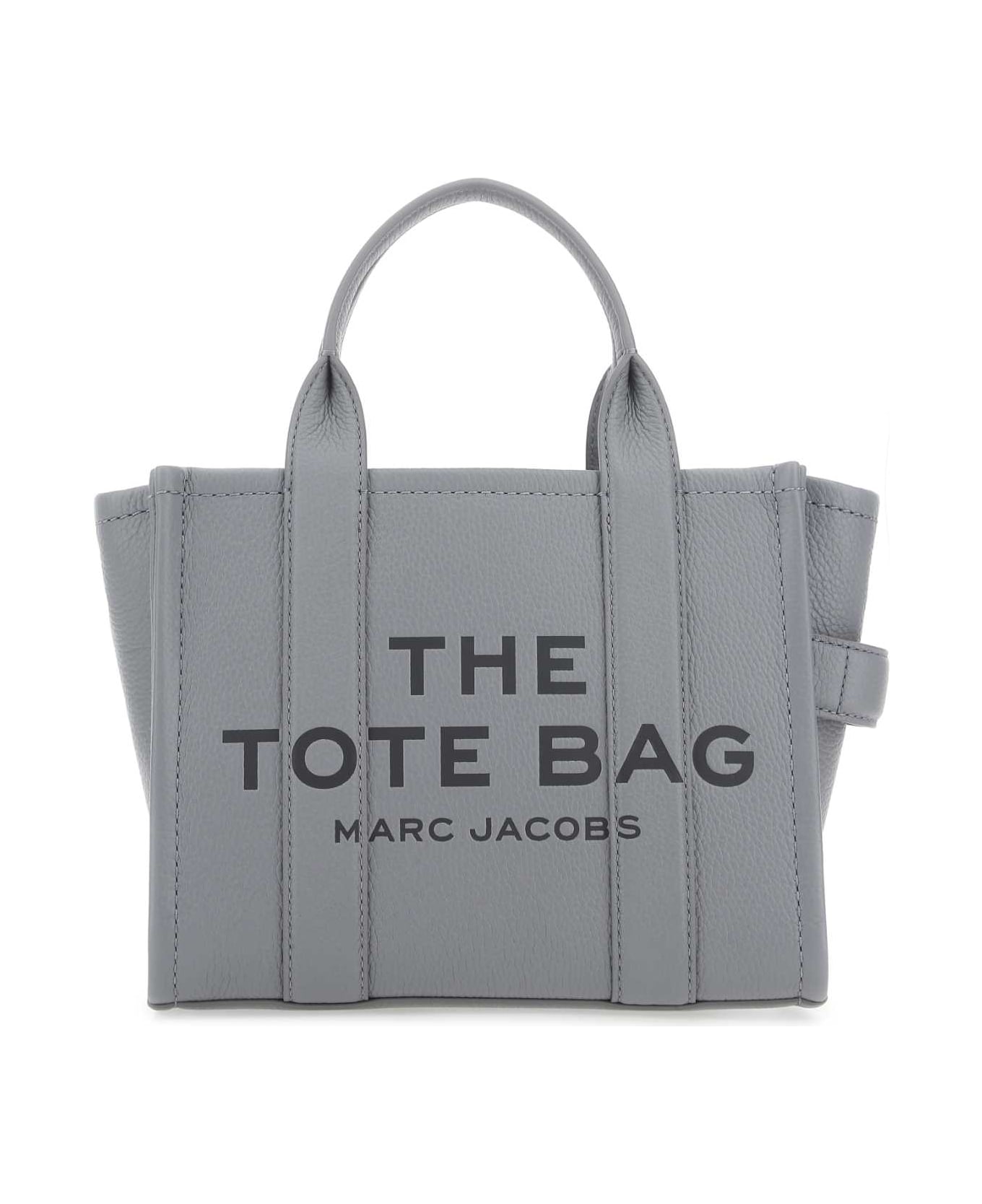 Marc Jacobs Grey Leather Mini The Tote Bag Handbag - 050