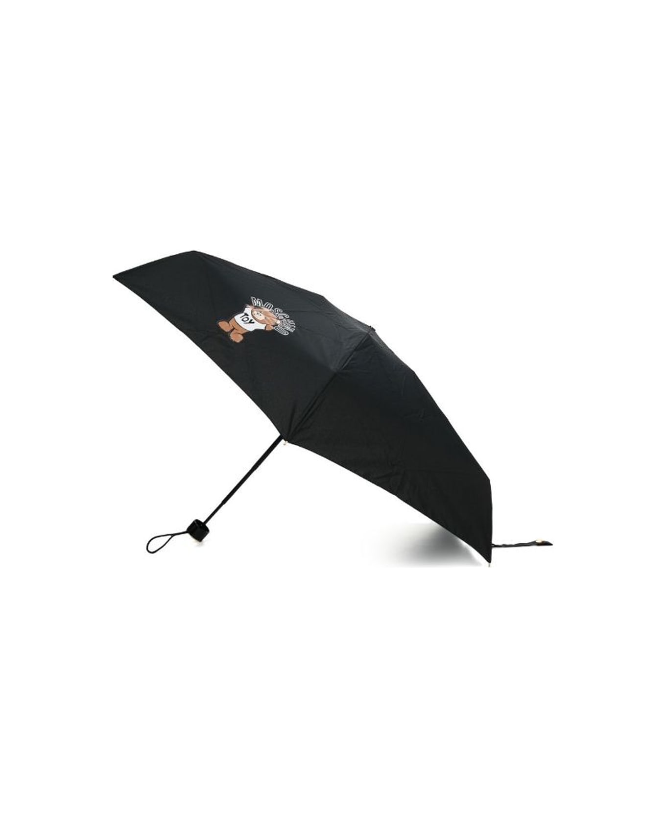 Moschino Bear Back And Front Supermini Umbrella - A Black