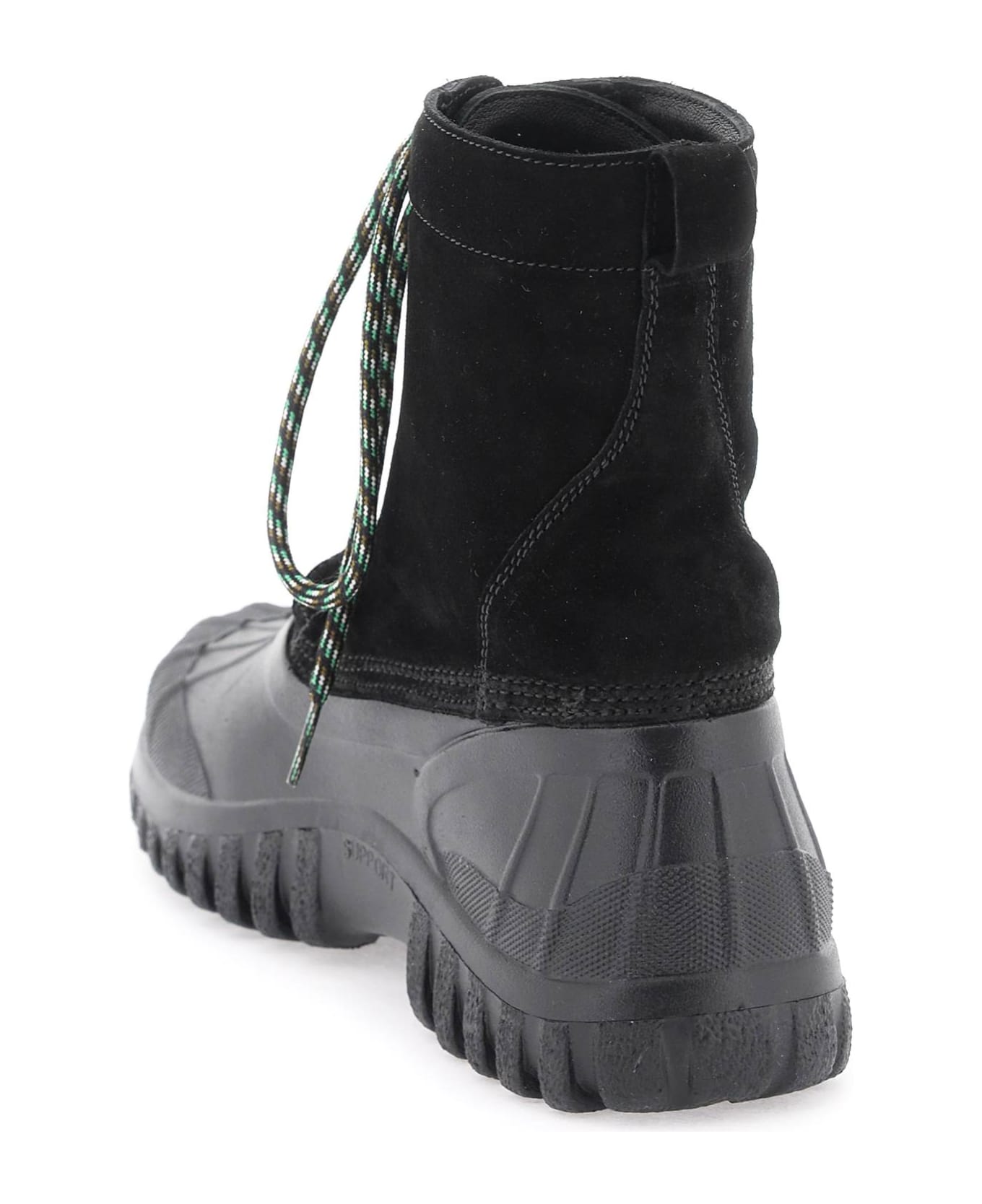 Diemme 'anatra' Lace-up Ankle Boots - BLACK (Black)