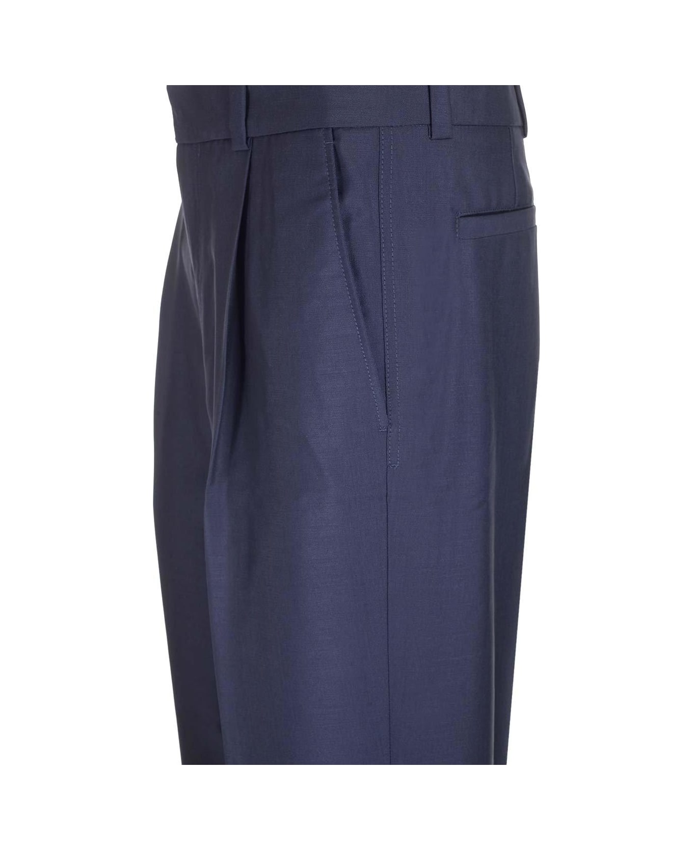 Acne Studios Tailored Straight-leg Trousers - BLUE